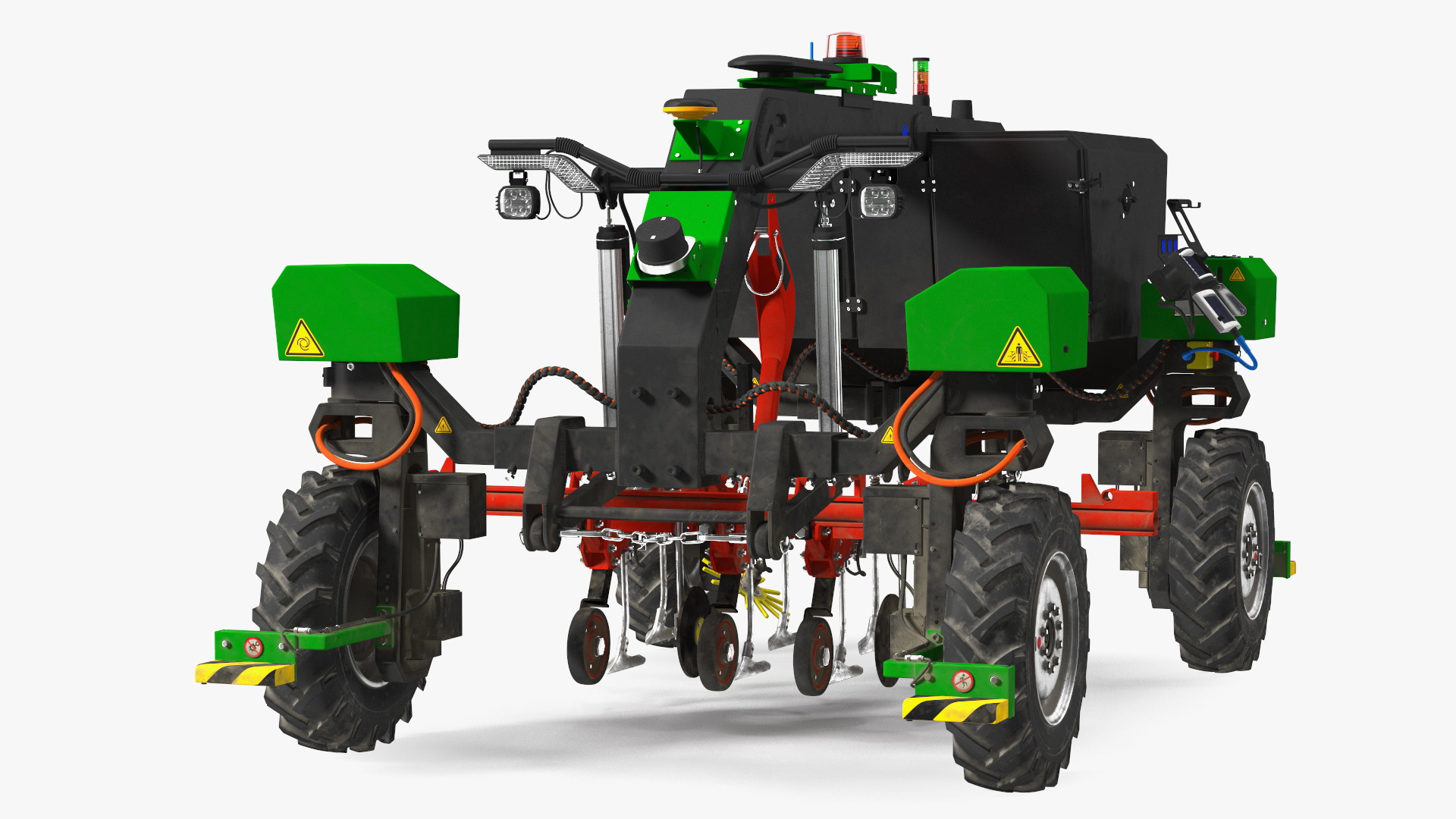 3D Modern Farm Robot Dirty model