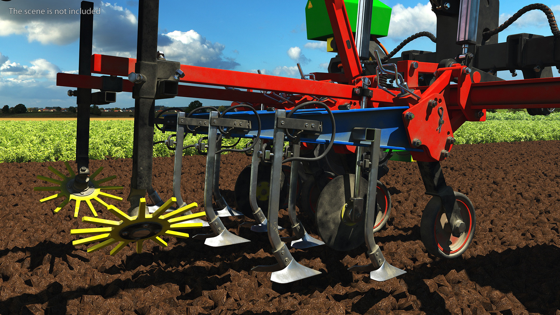 3D Modern Farm Robot Dirty model