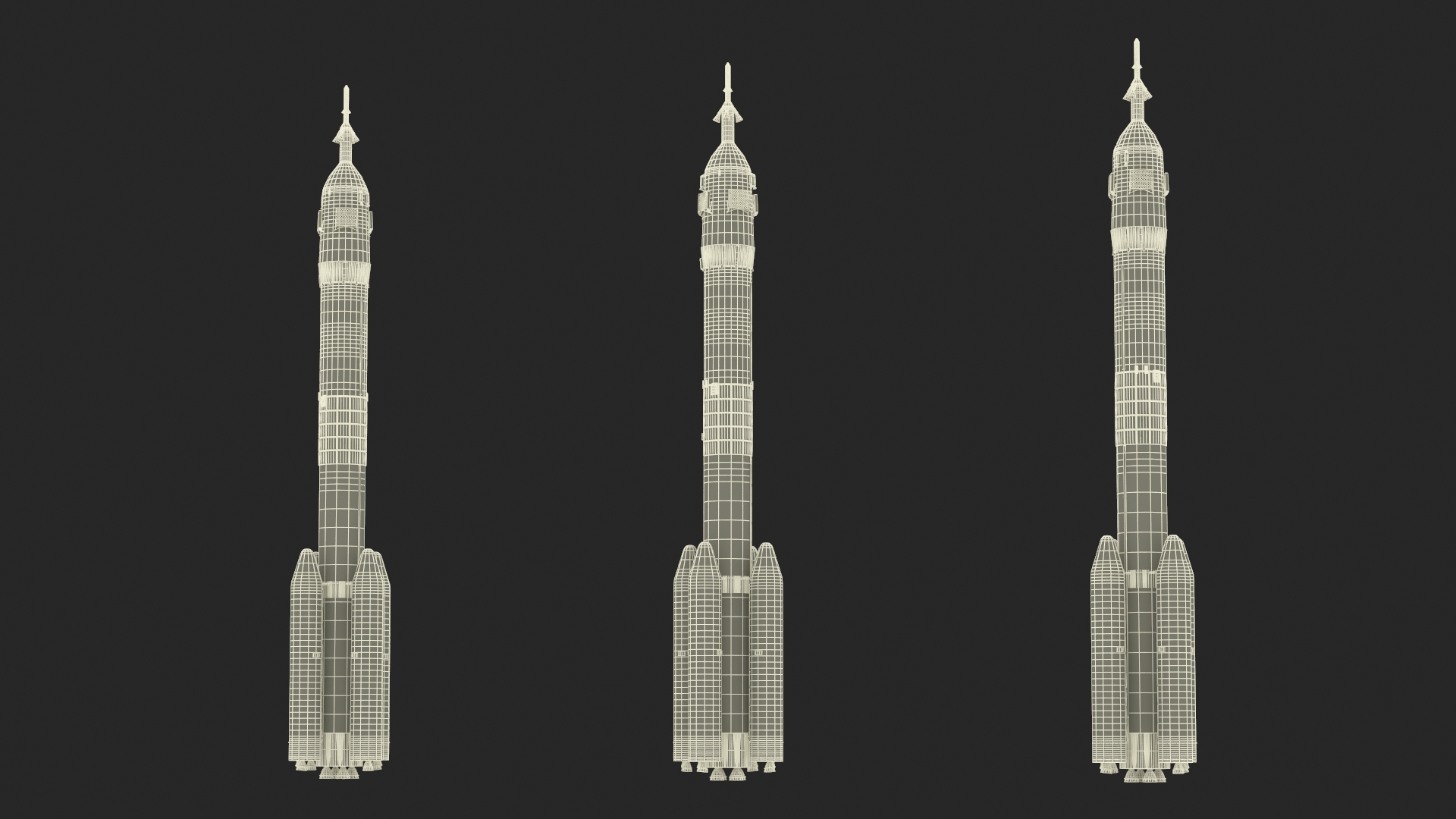 3D model Chinese Spacecraft Shenzhou 16