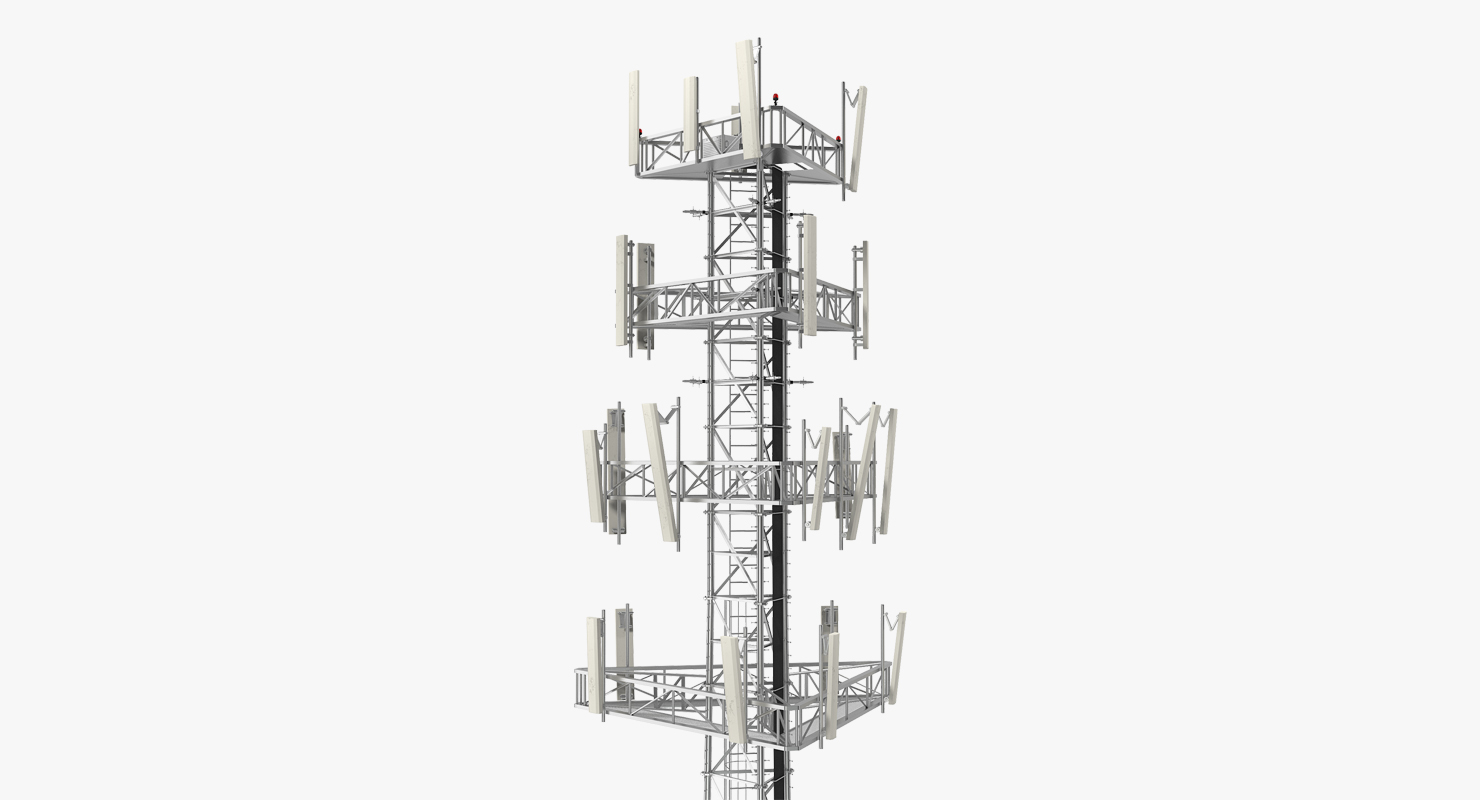 3D Cell Phone Tower 2 model