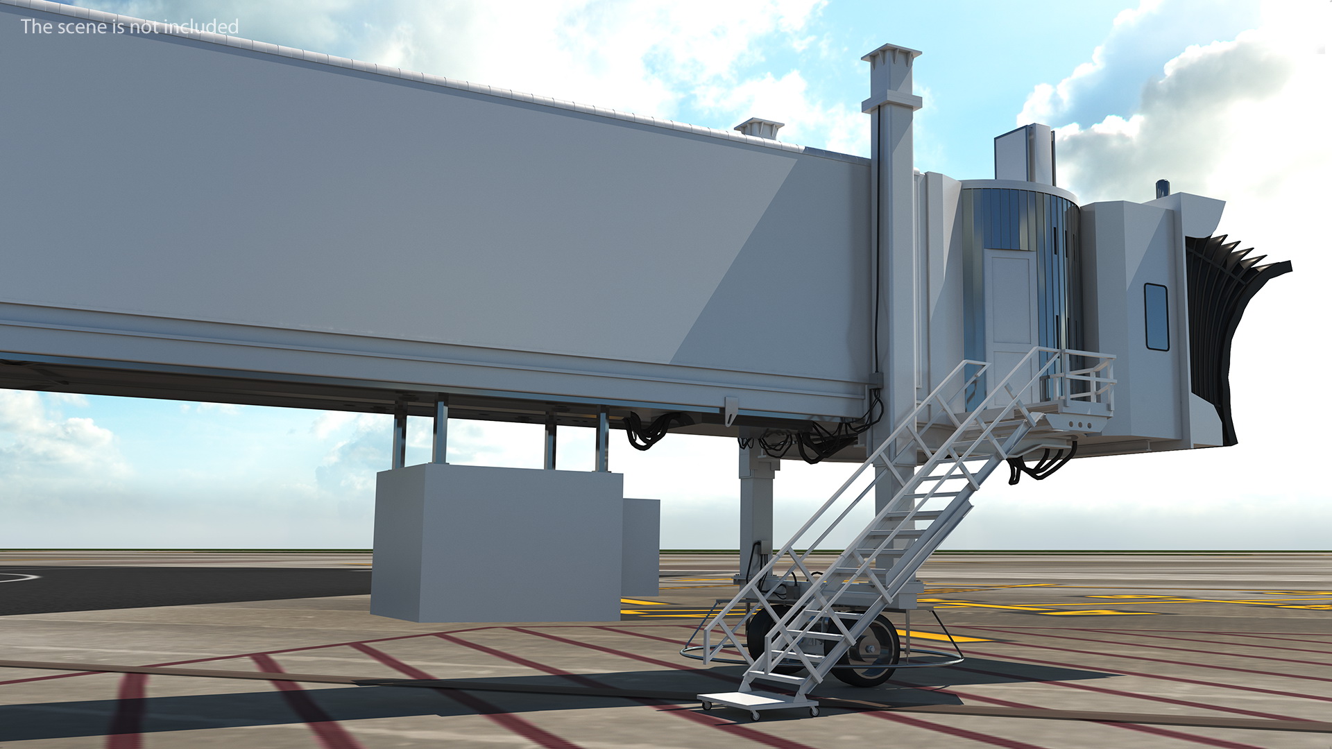 3D Airport Passenger Boarding Bridge model