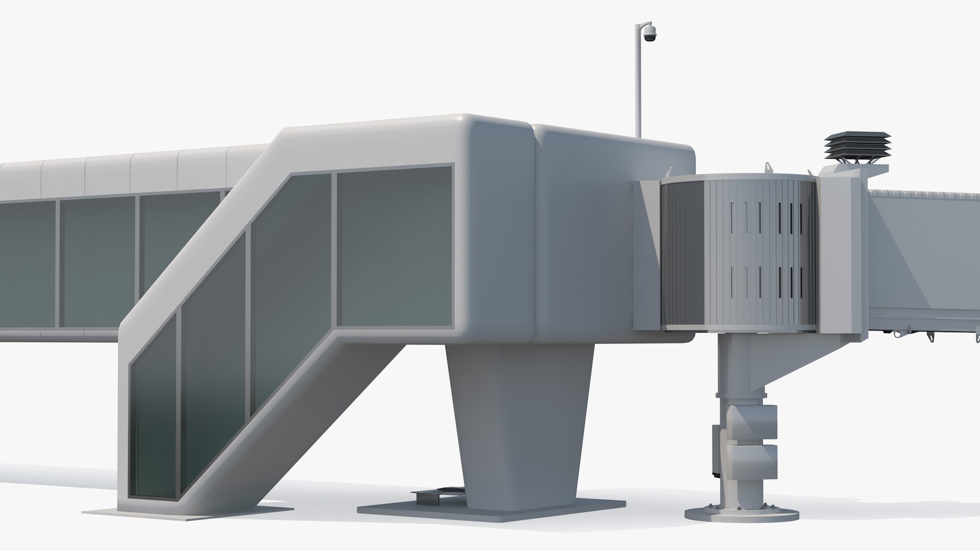 3D Airport Passenger Boarding Bridge model