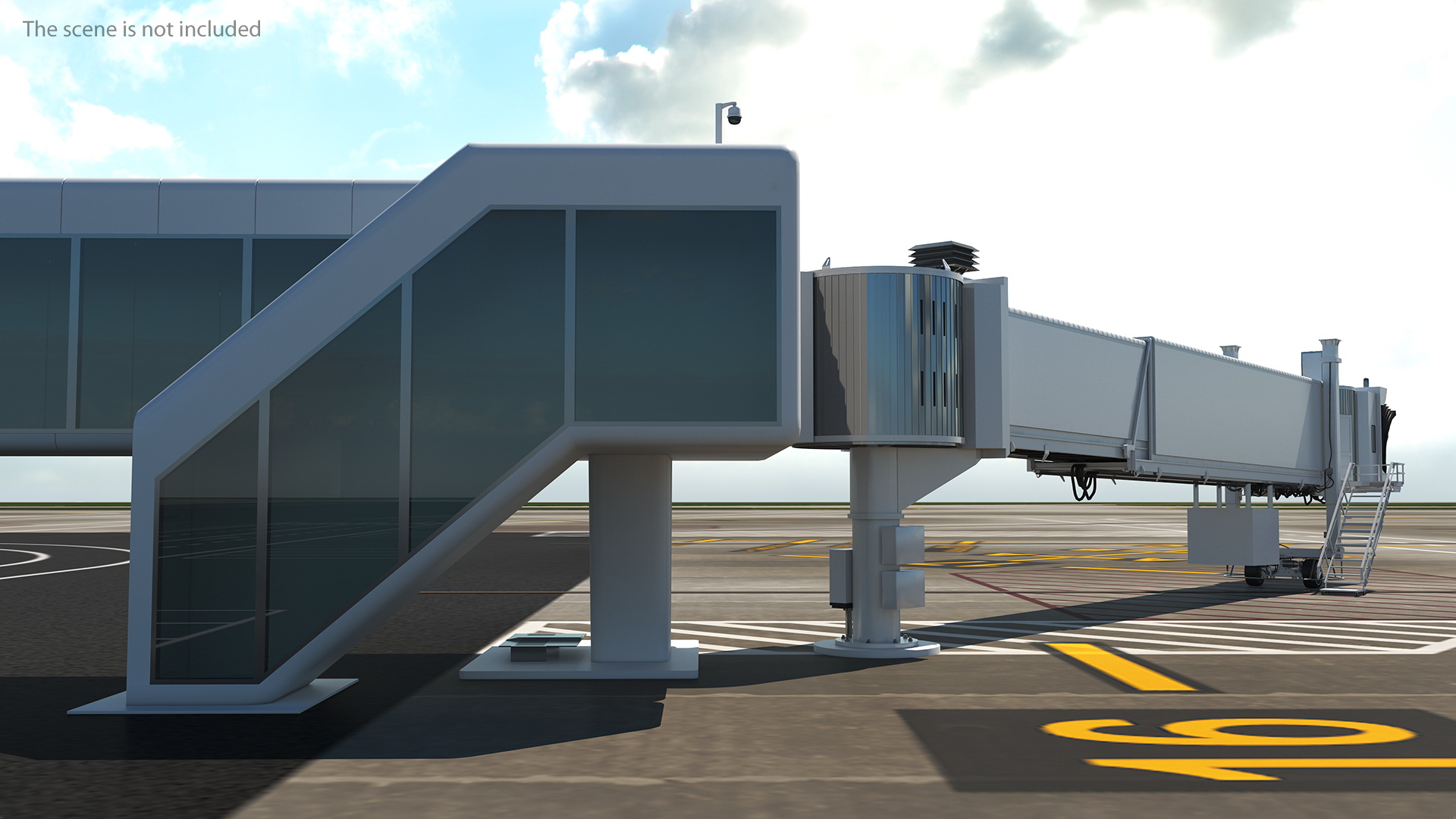 3D Airport Passenger Boarding Bridge model