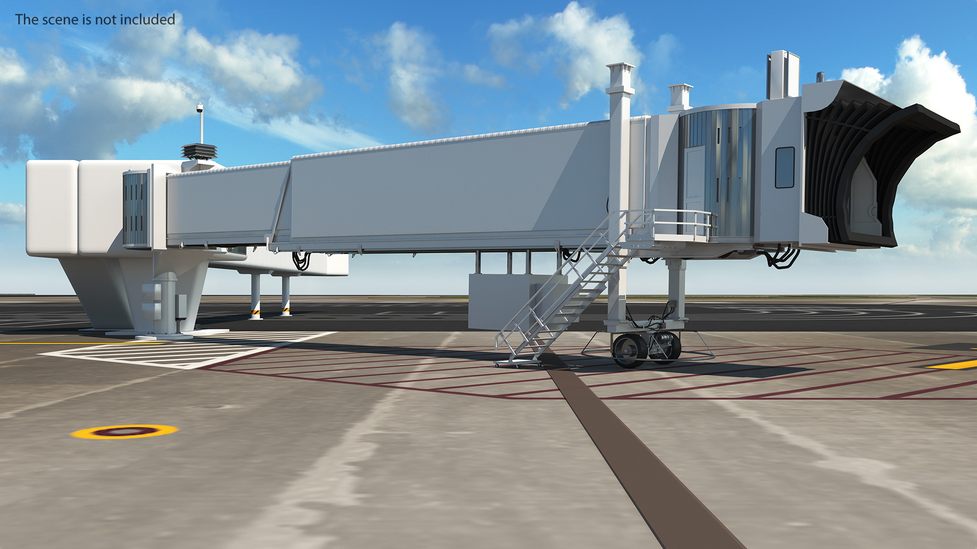 3D Airport Passenger Boarding Bridge model