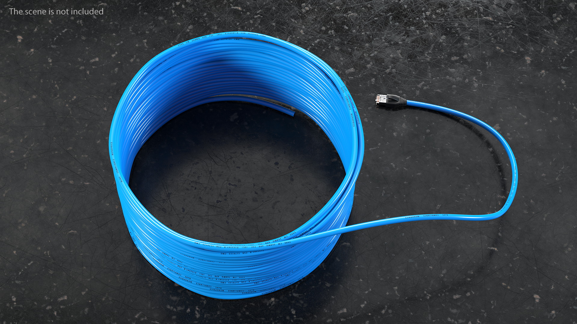 3D RJ45 24AWG Ethernet Network Cable model