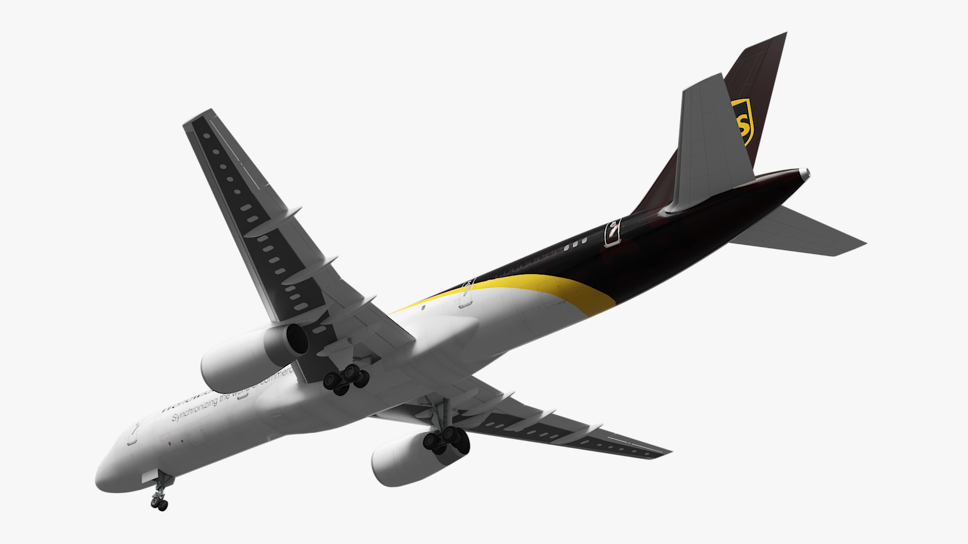 3D UPS Boeing 767 Cargo Plane