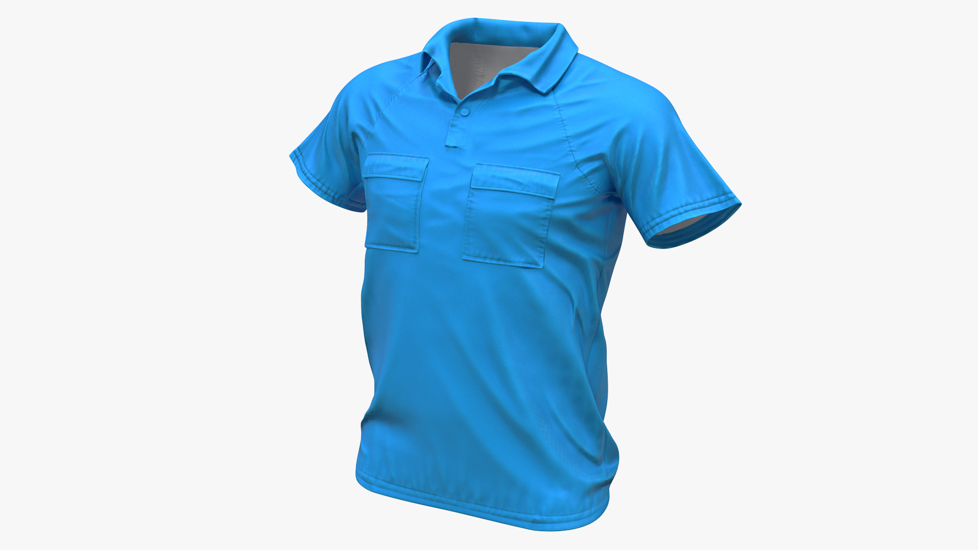 Casual Polo Shirt 3D