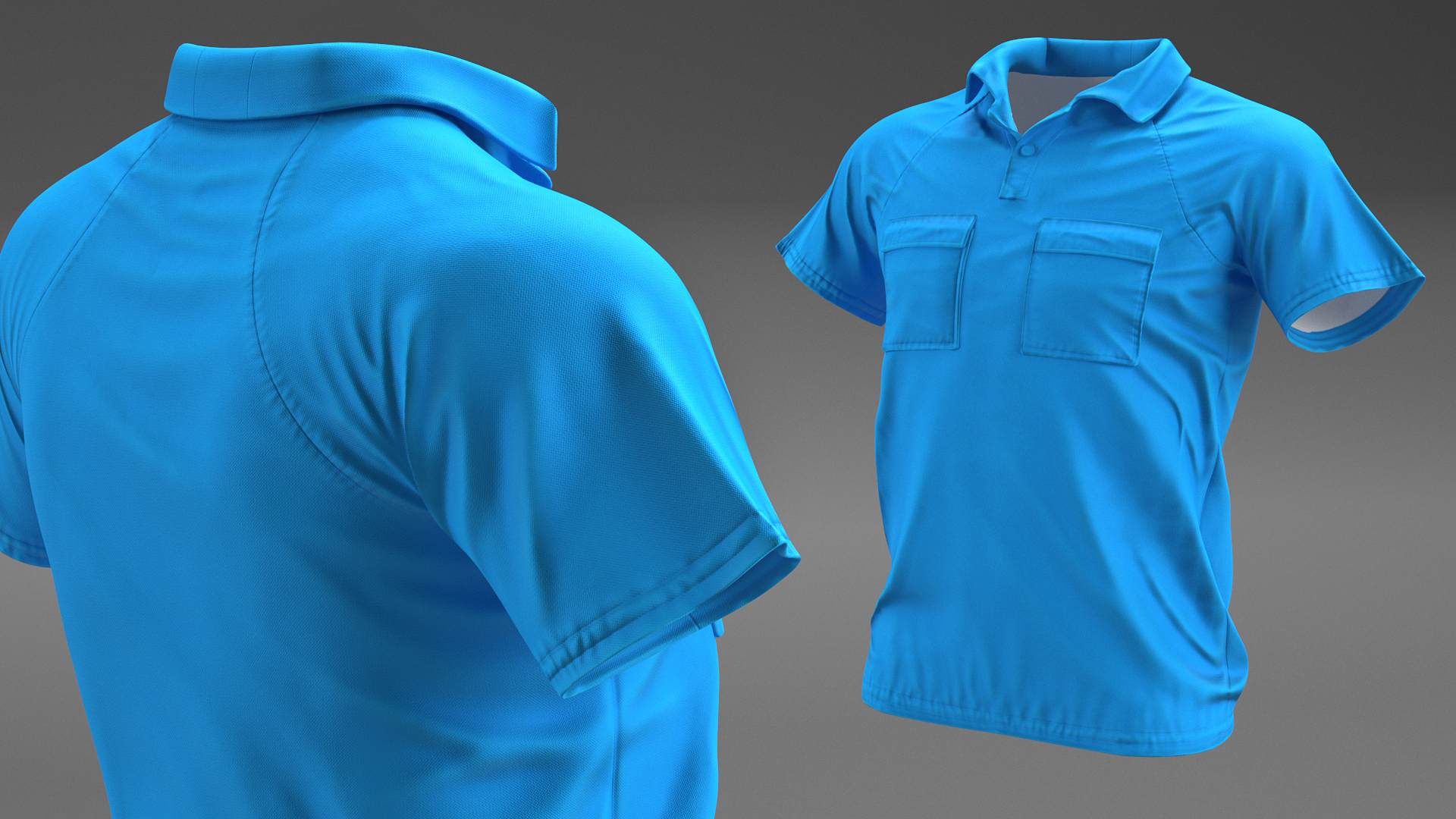 Casual Polo Shirt 3D