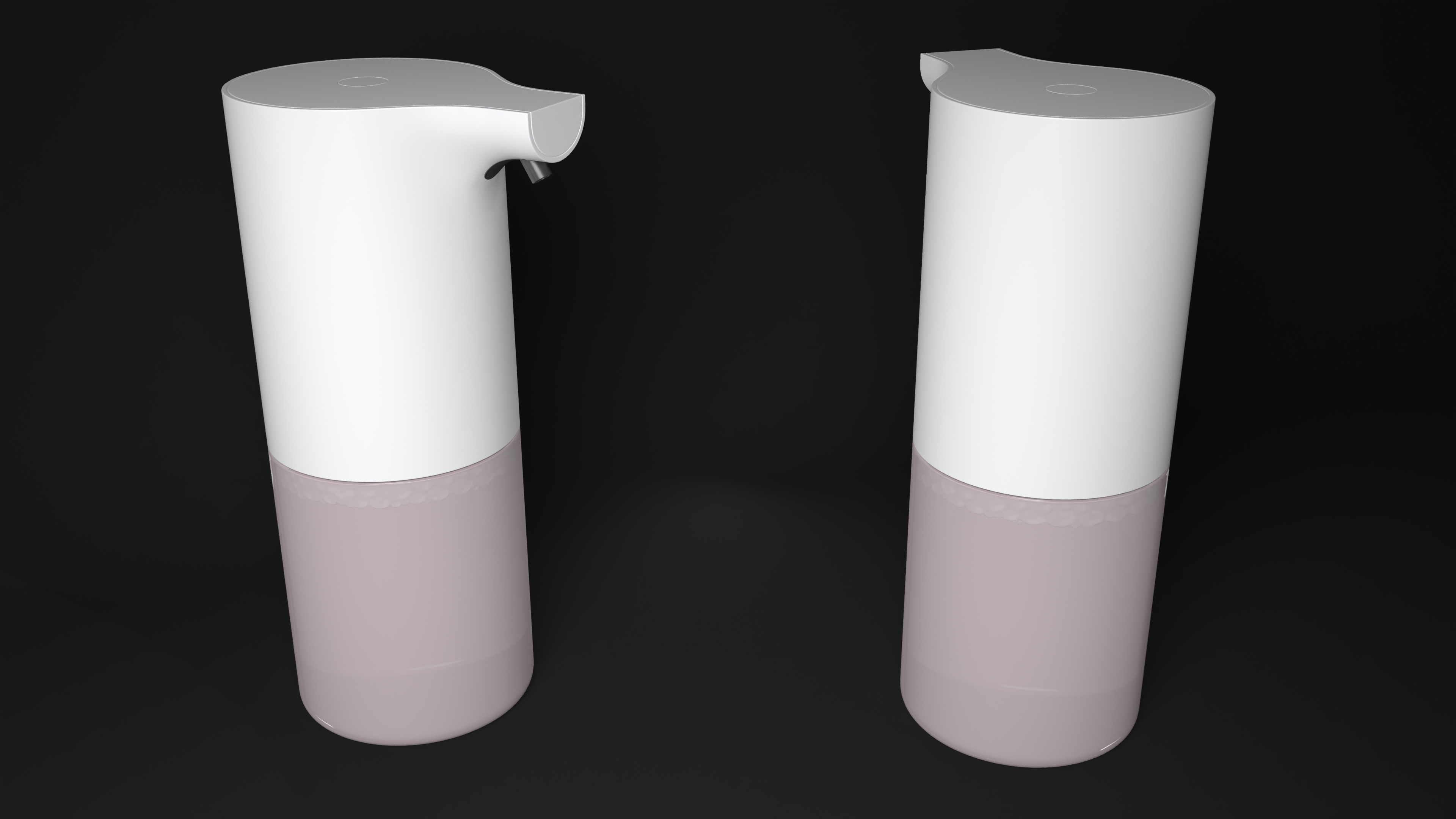 Rechargeable Automatic Foam Soap Dispenser 3D