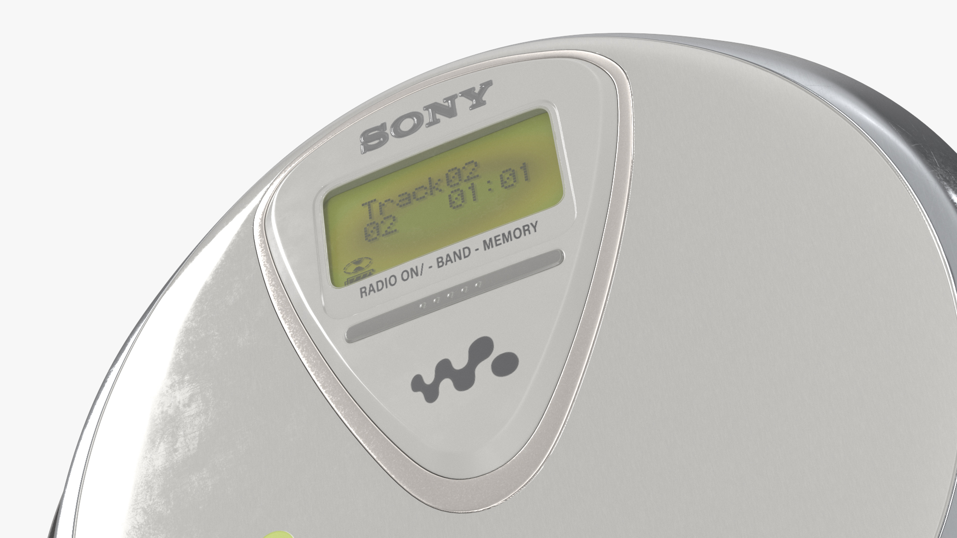 3D model Sony Portable Disc Player Open