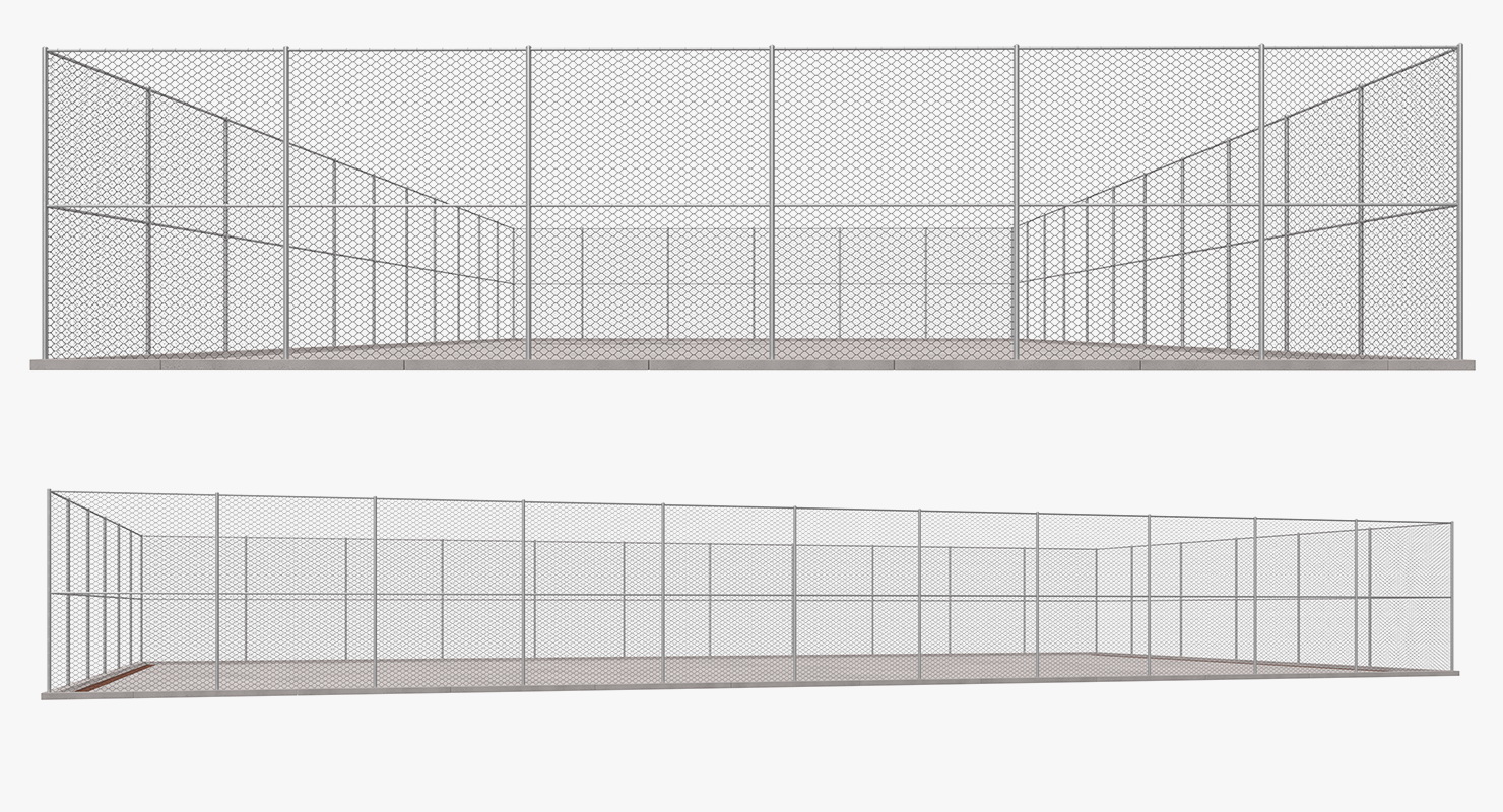 3D Outdoor Court model