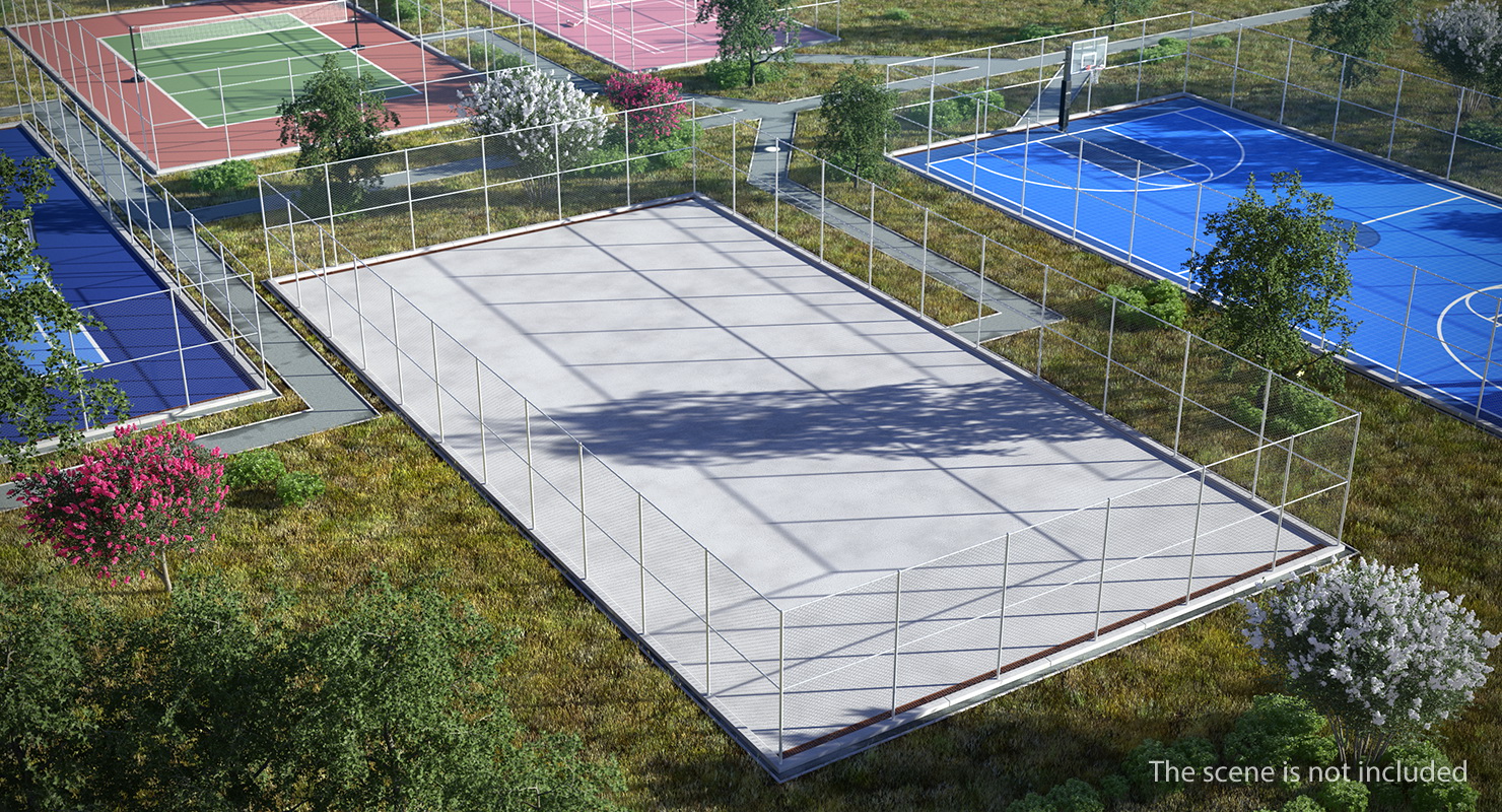 3D Outdoor Court model