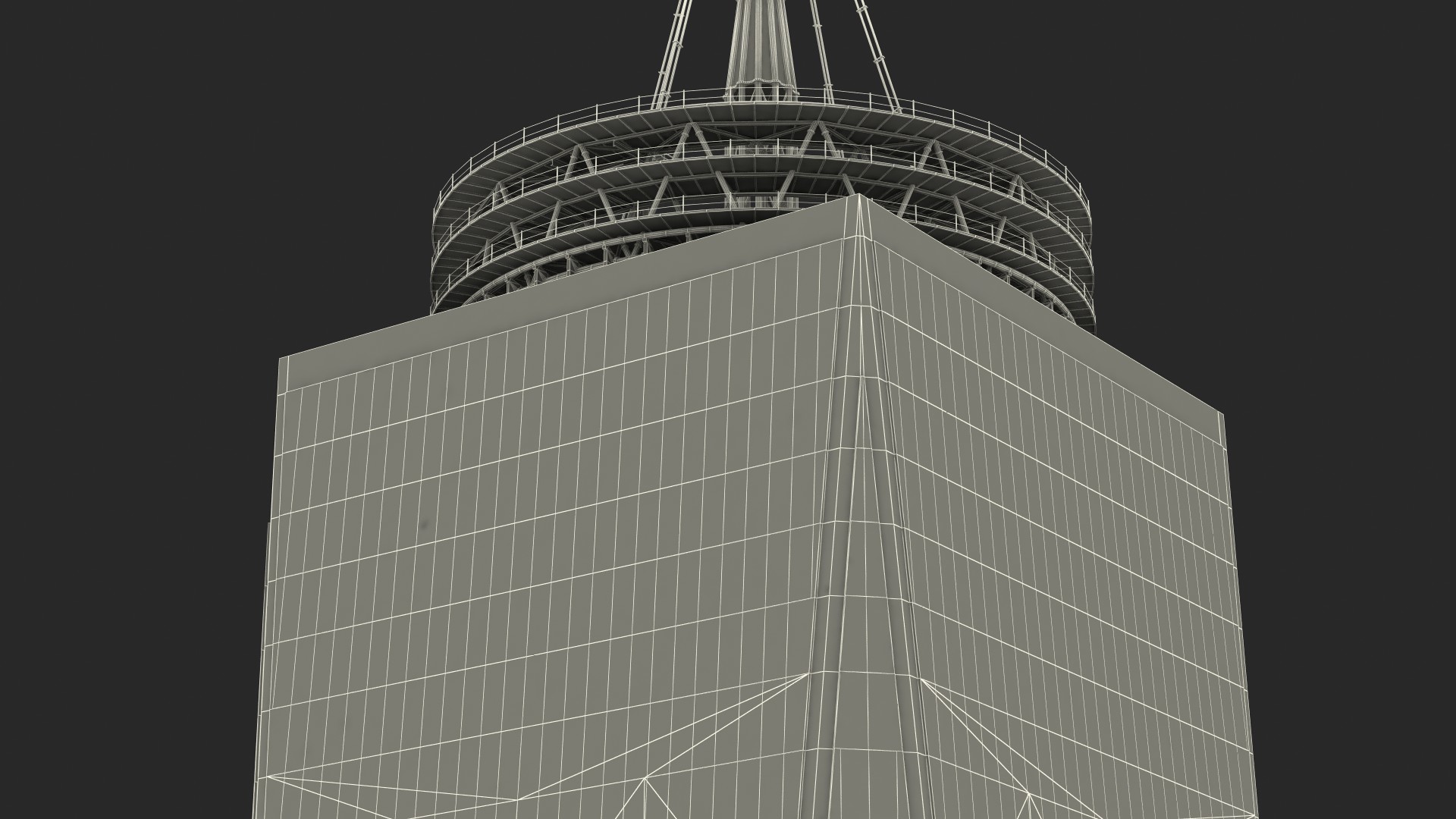 Freedom Tower Night Glow 3D model