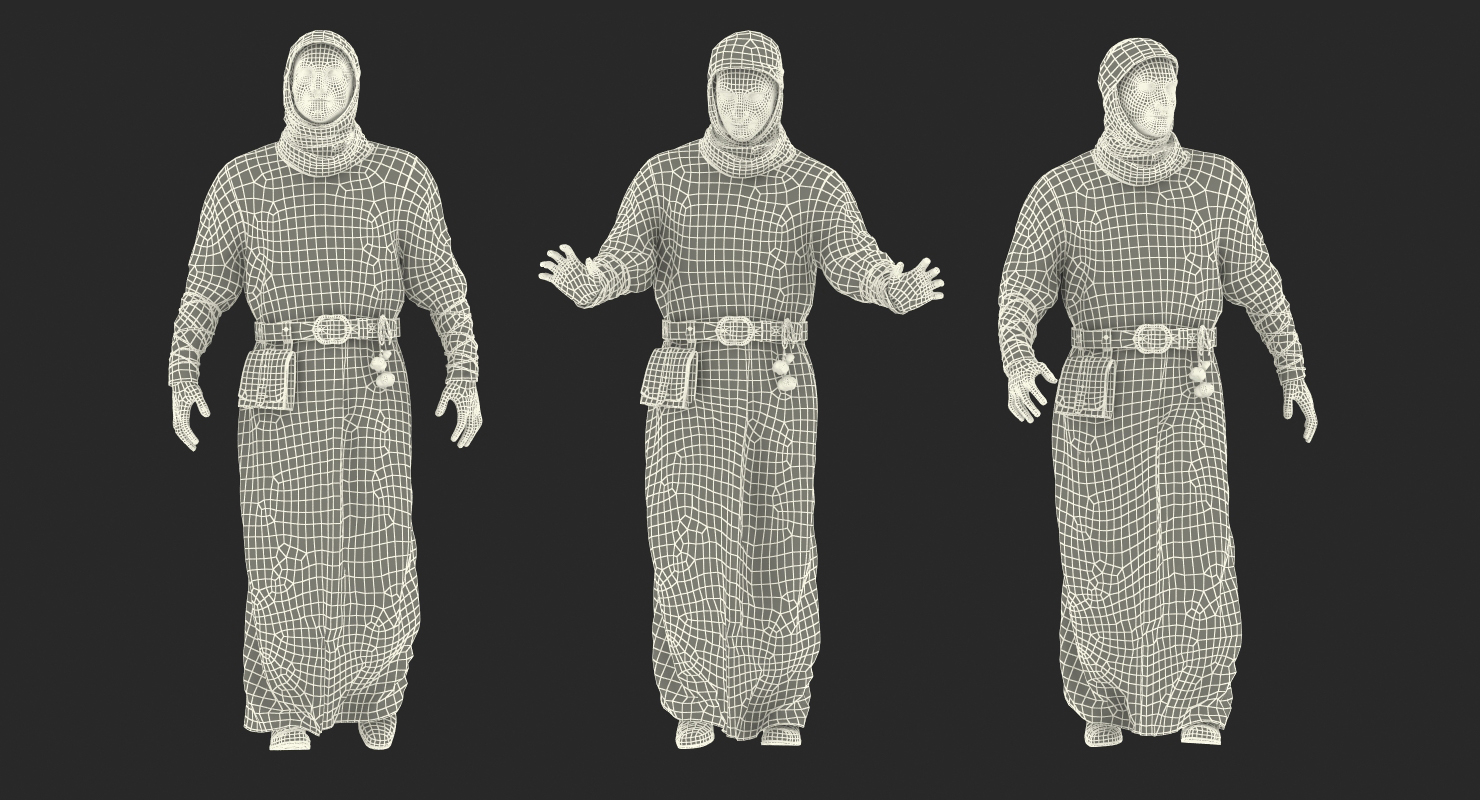 Medieval Man Rigged 3D model