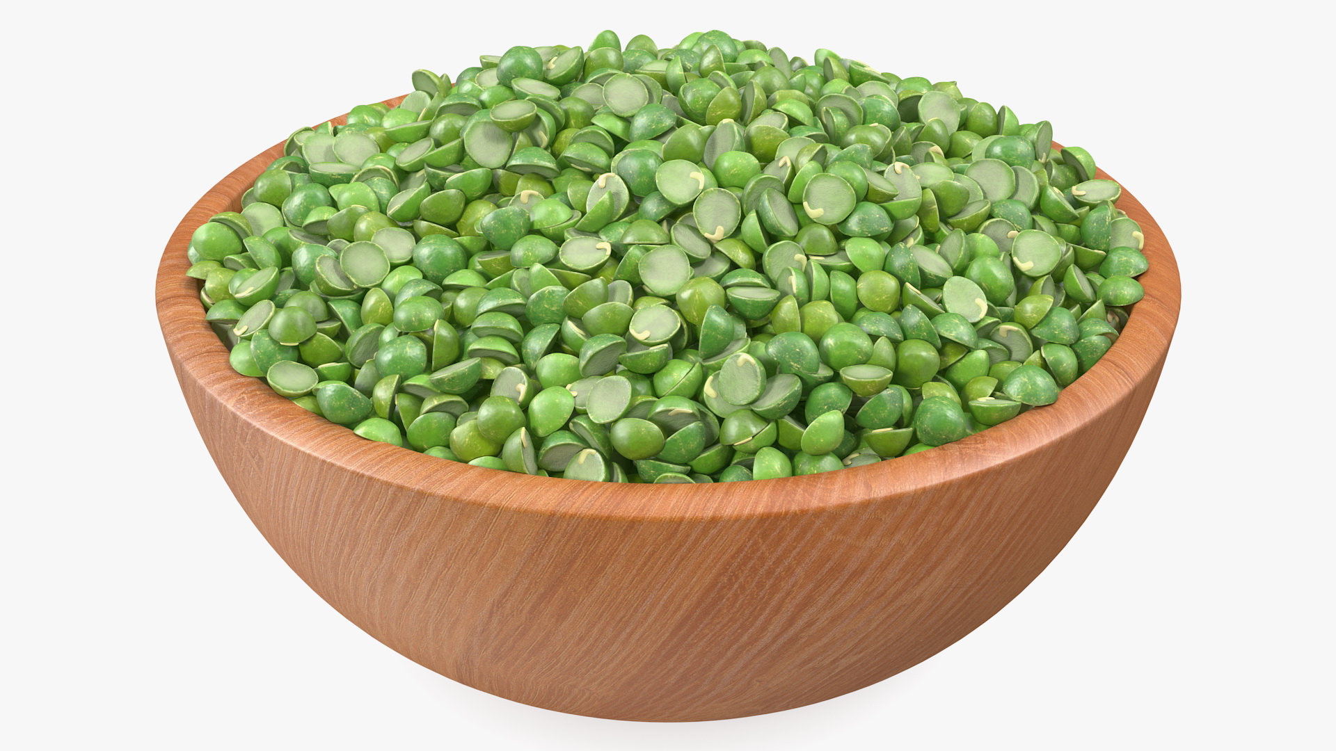 Full Bowl of Split Pea 3D