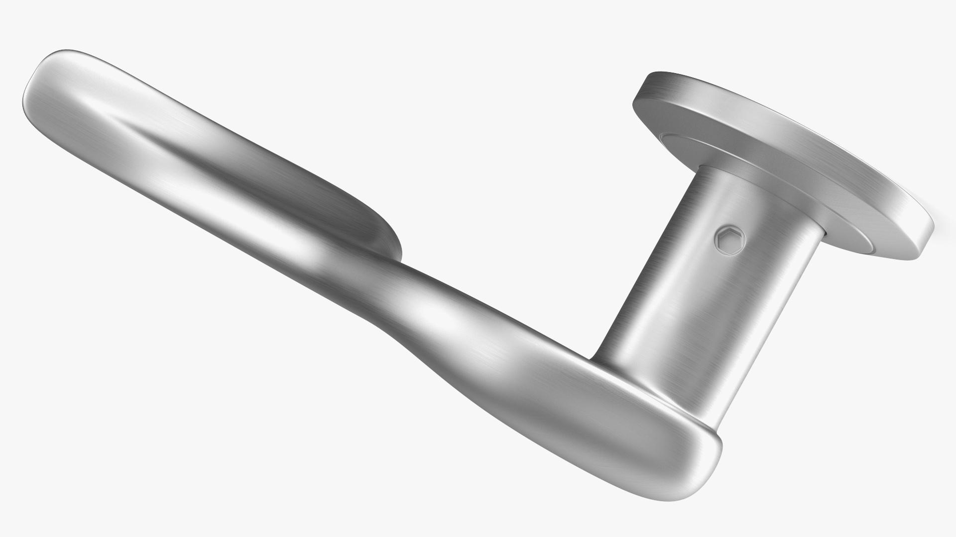 Steel Curly Door Handles 3D model