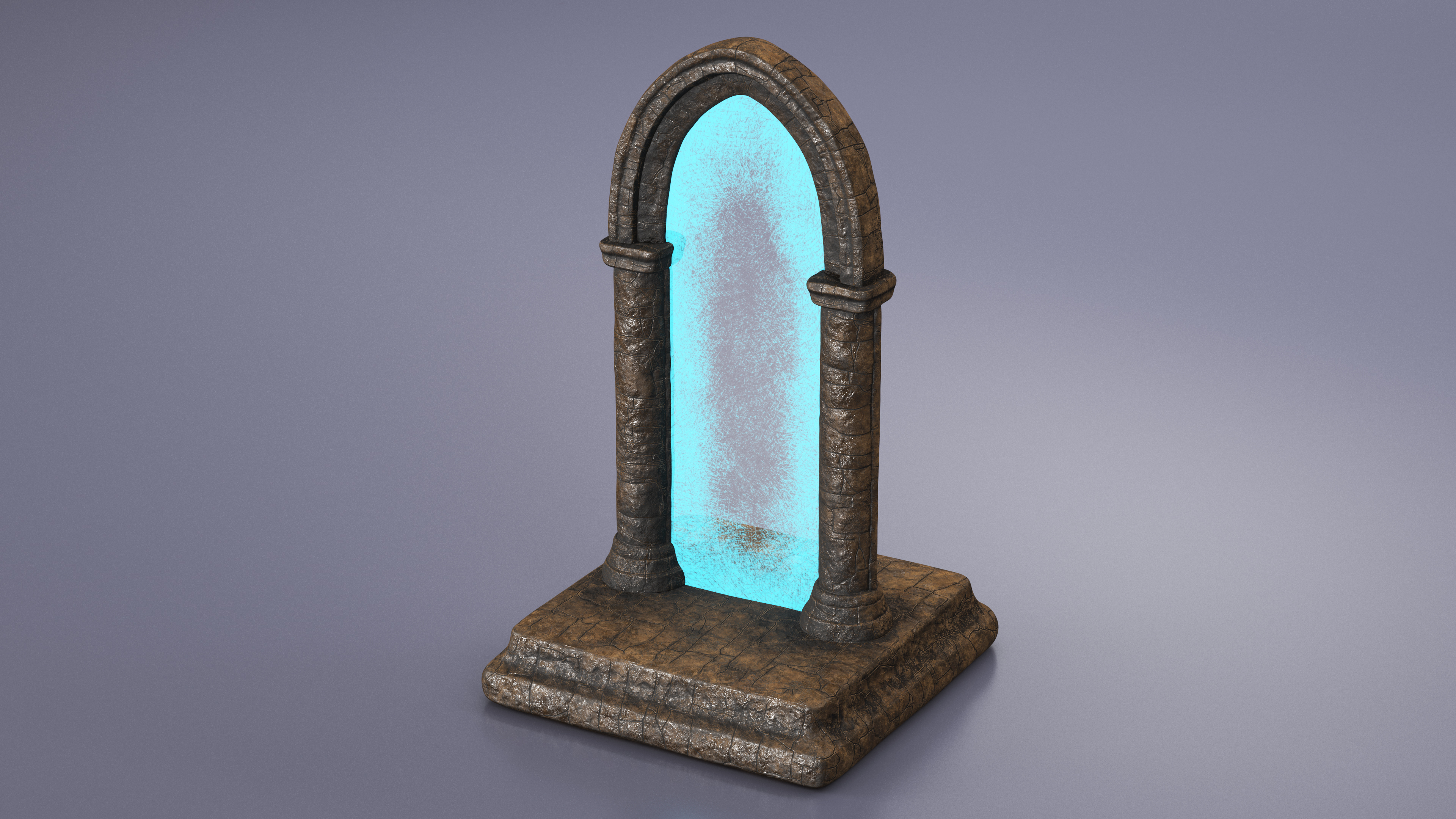 Fantasy Portal Gate to Heaven 3D model