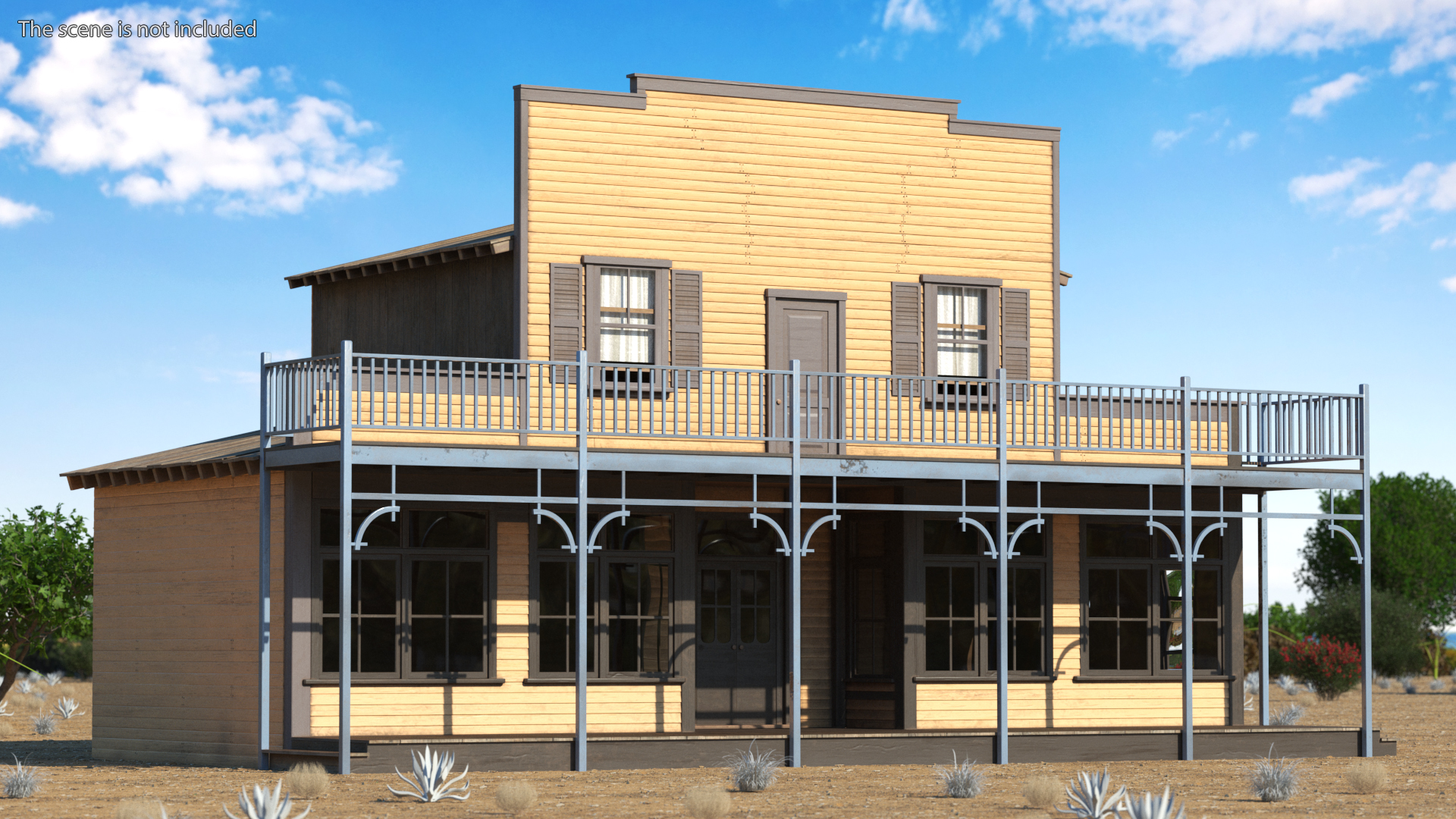 Old Western House 3D