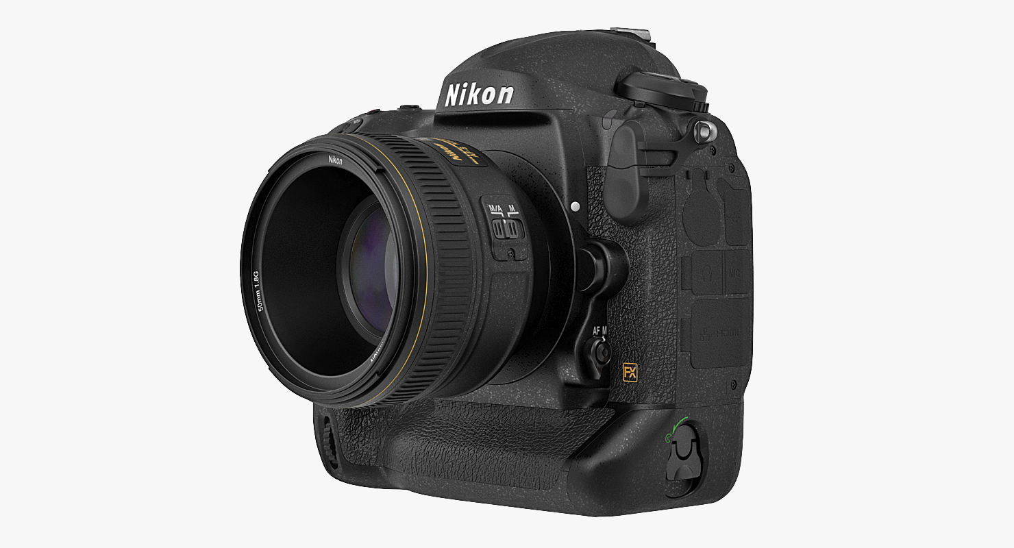 3D model Nikon D4