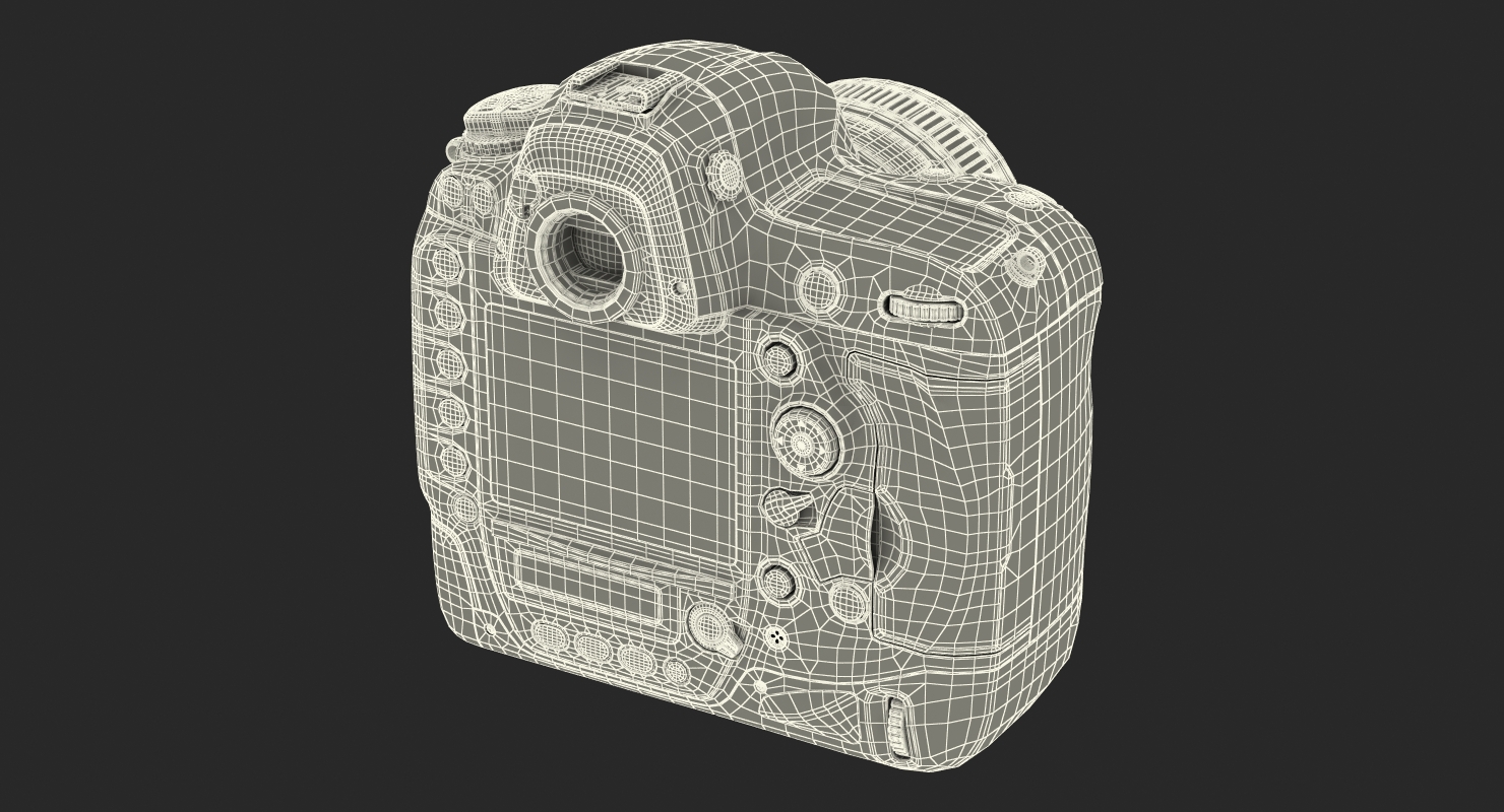 3D model Nikon D4