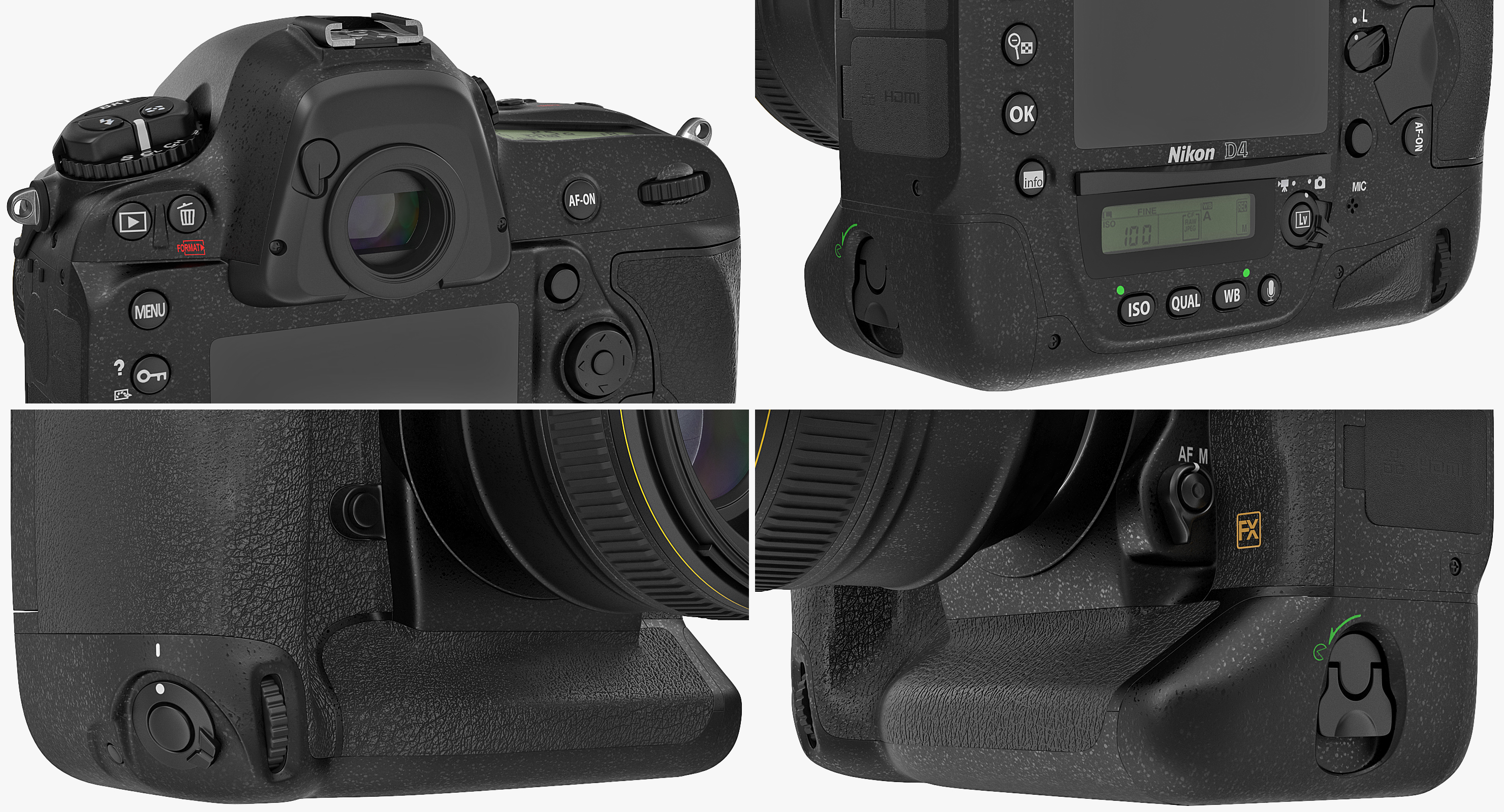 3D model Nikon D4