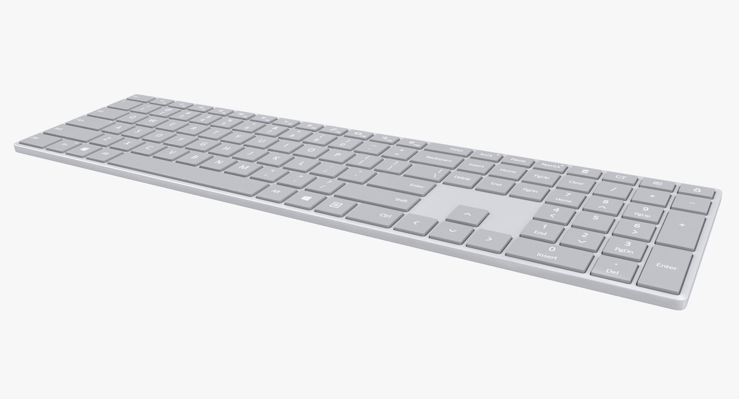 3D Microsoft Surface Keyboard