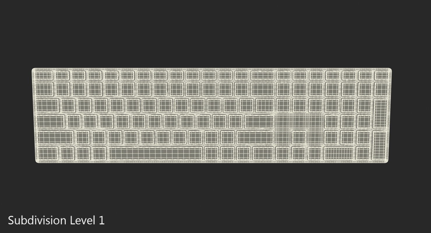 3D Microsoft Surface Keyboard