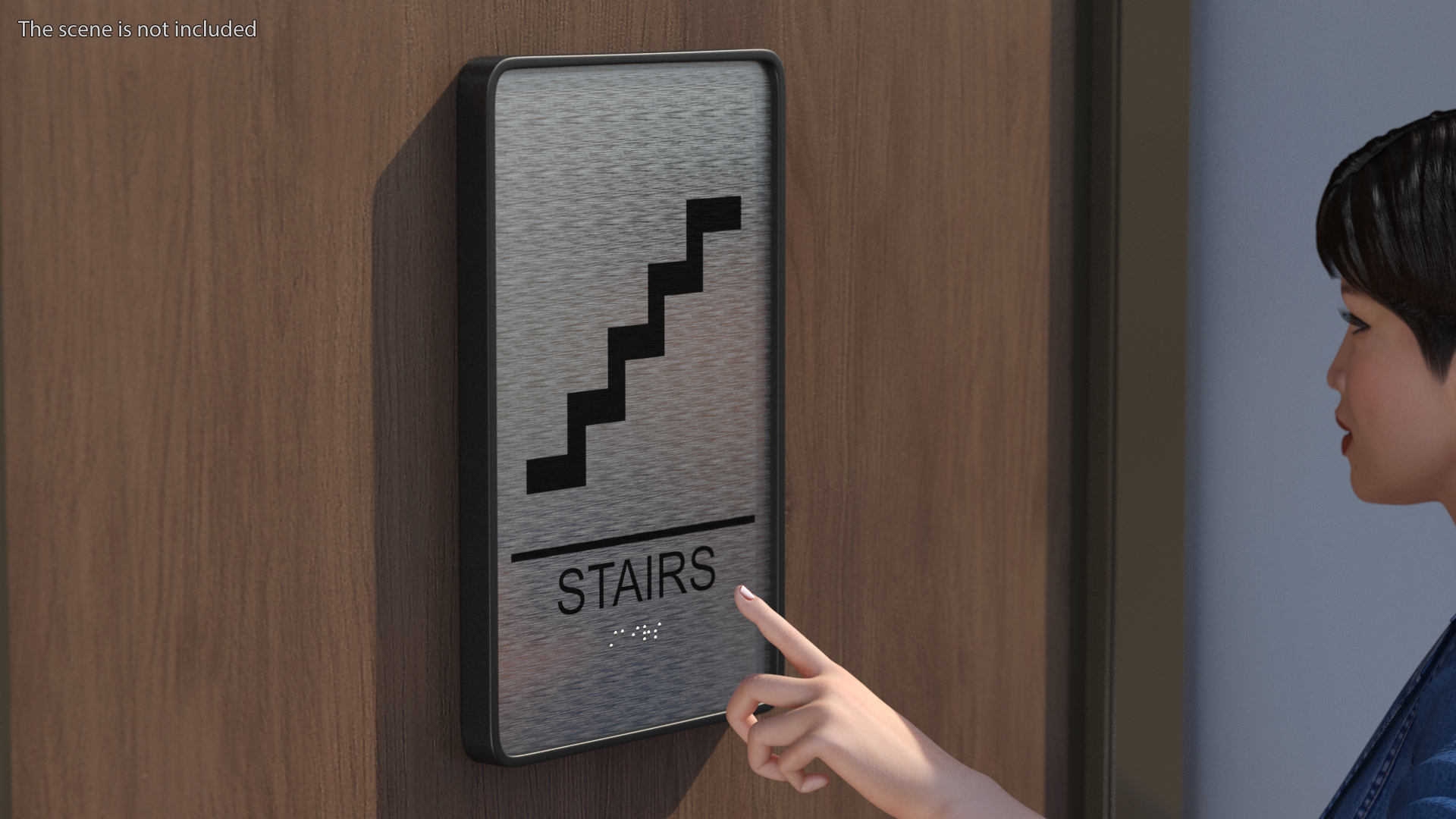 3D Stairs Sign