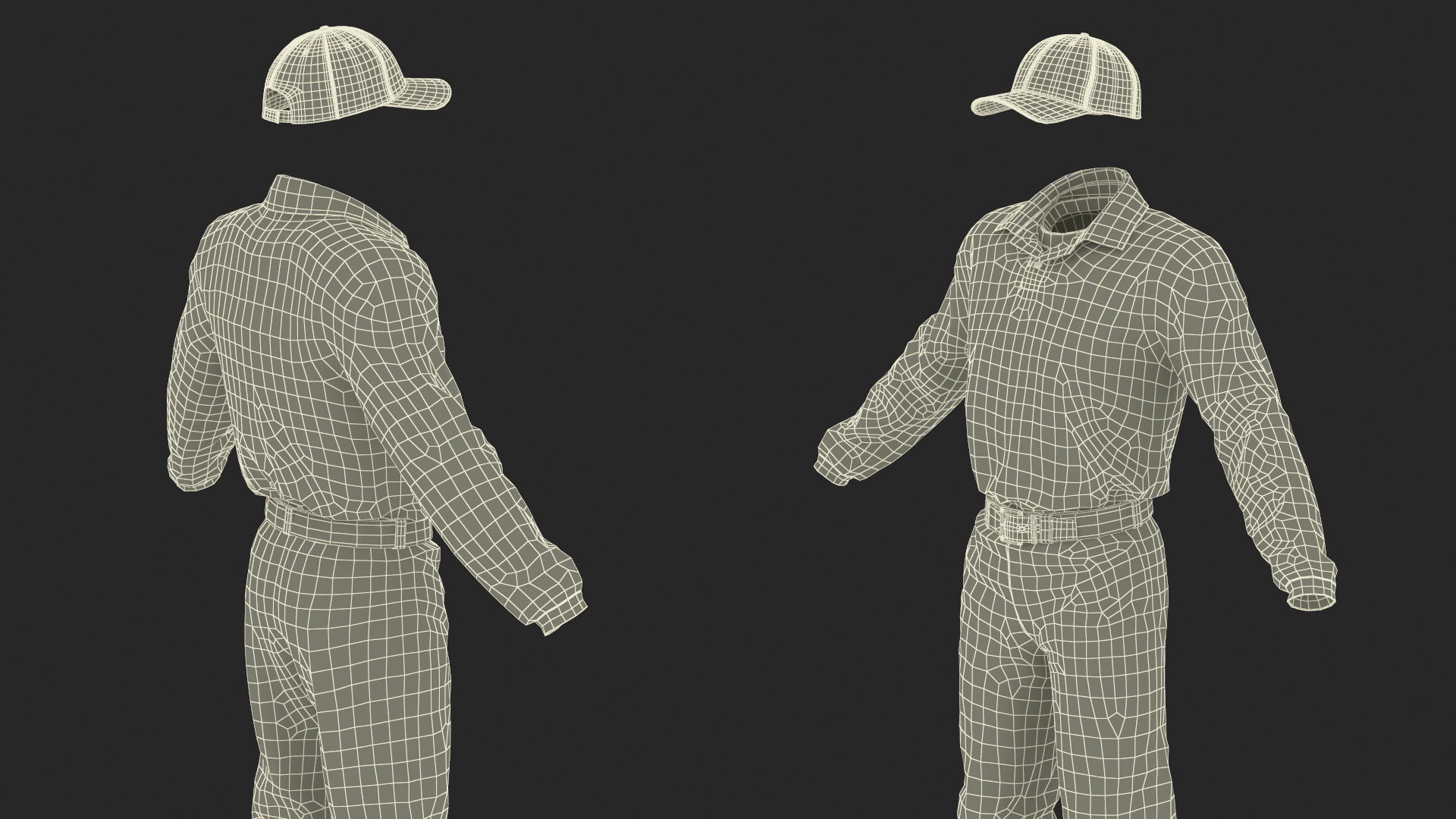 Mens Clothes Casual 3D model