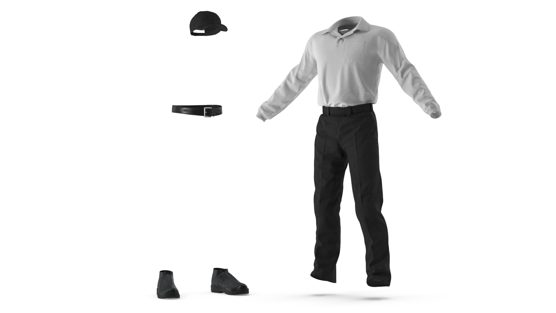 Mens Clothes Casual 3D model