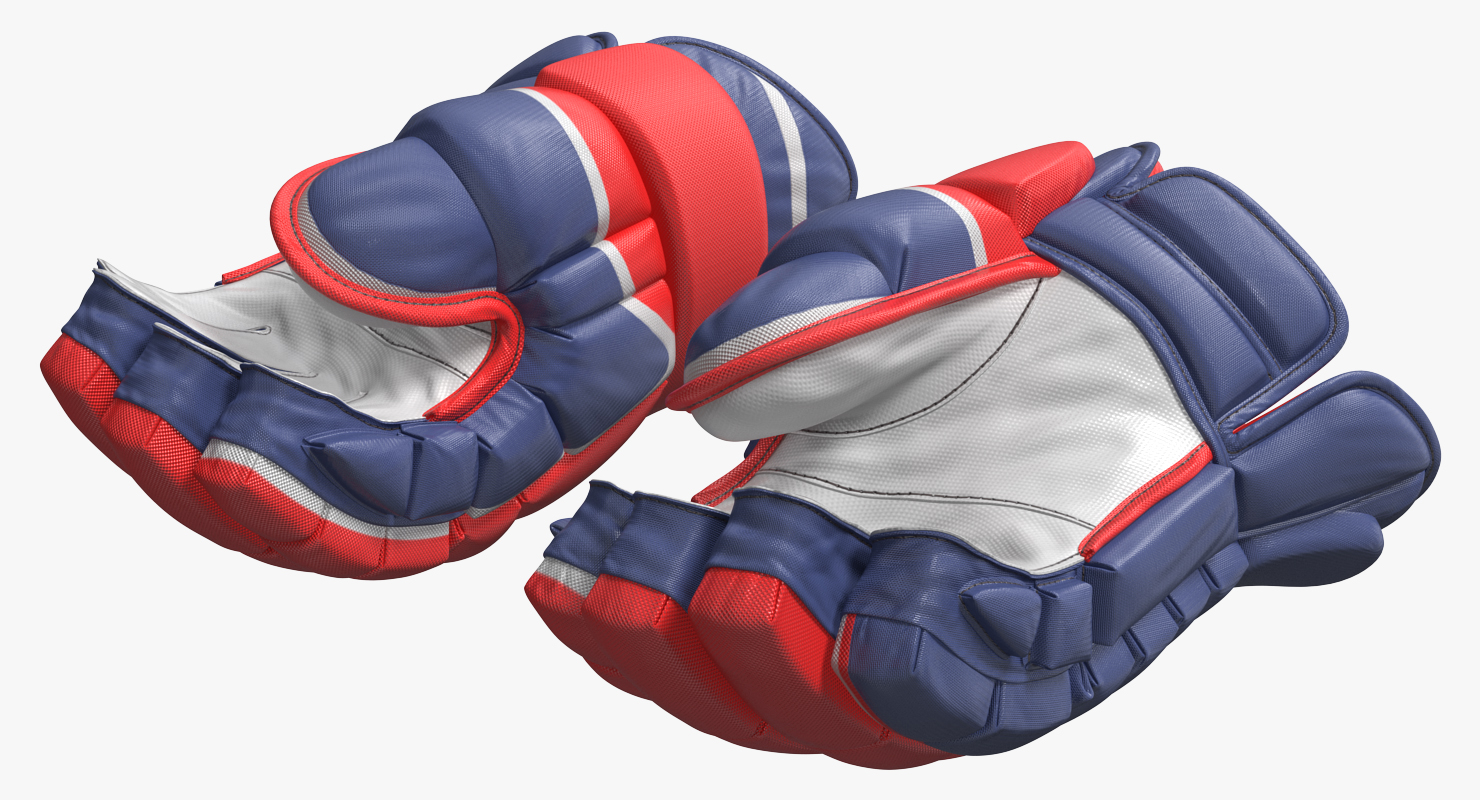 3D model Hockey Gloves Rigged