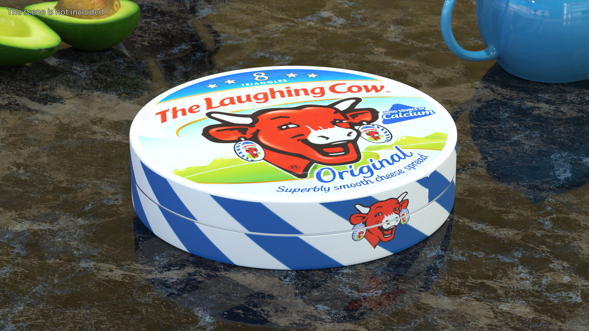 Box of Laughing Cow Original Creamy Cheese 3D