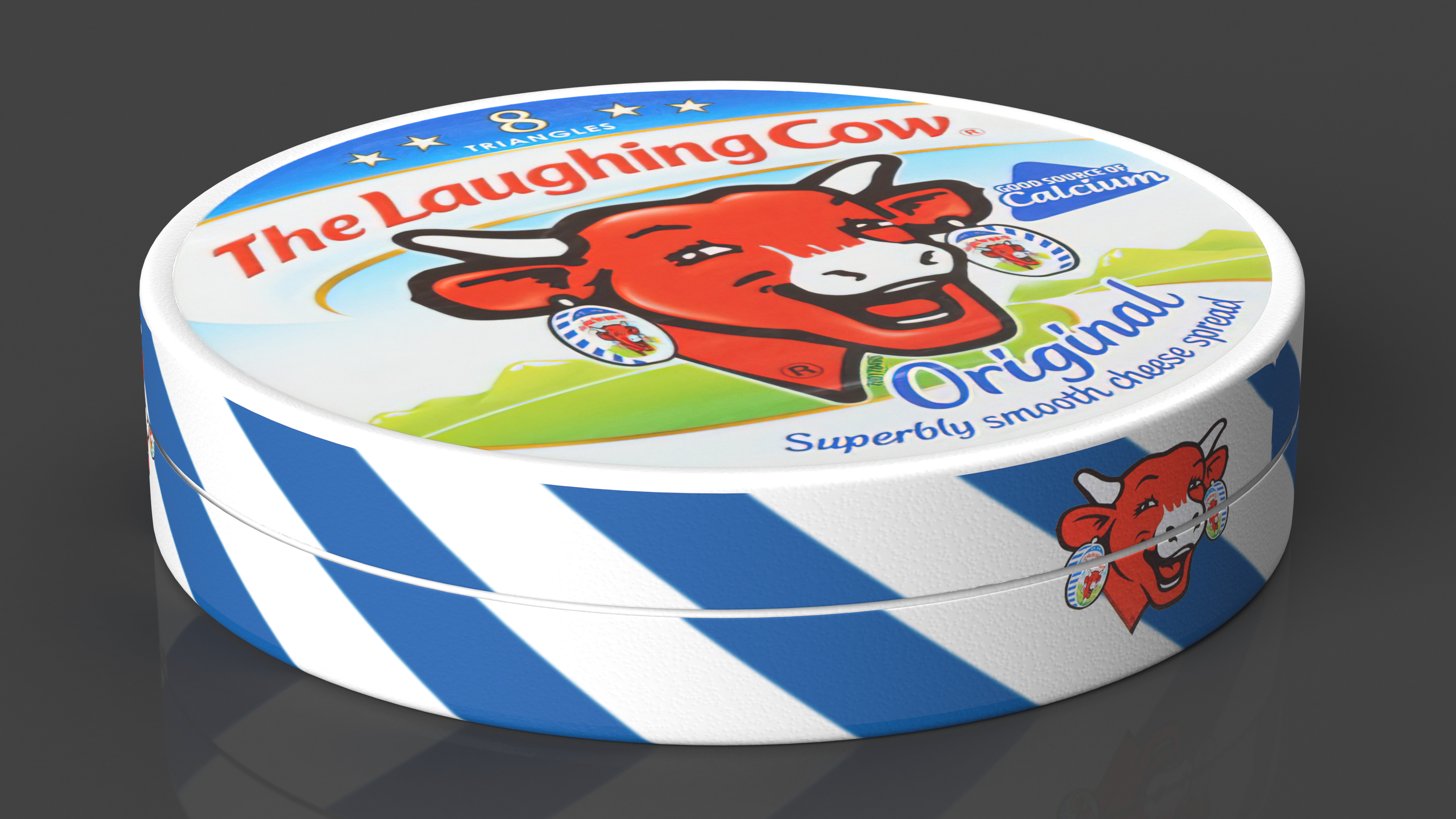 Box of Laughing Cow Original Creamy Cheese 3D