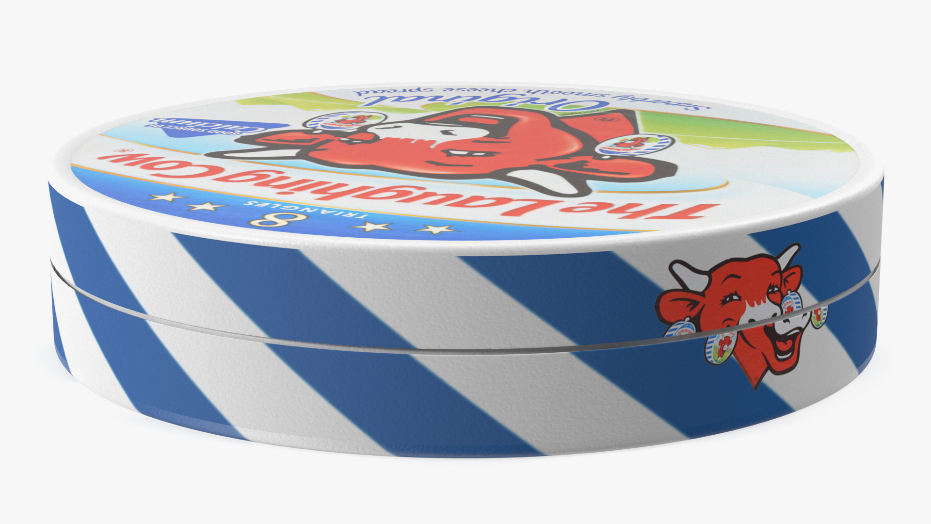 Box of Laughing Cow Original Creamy Cheese 3D