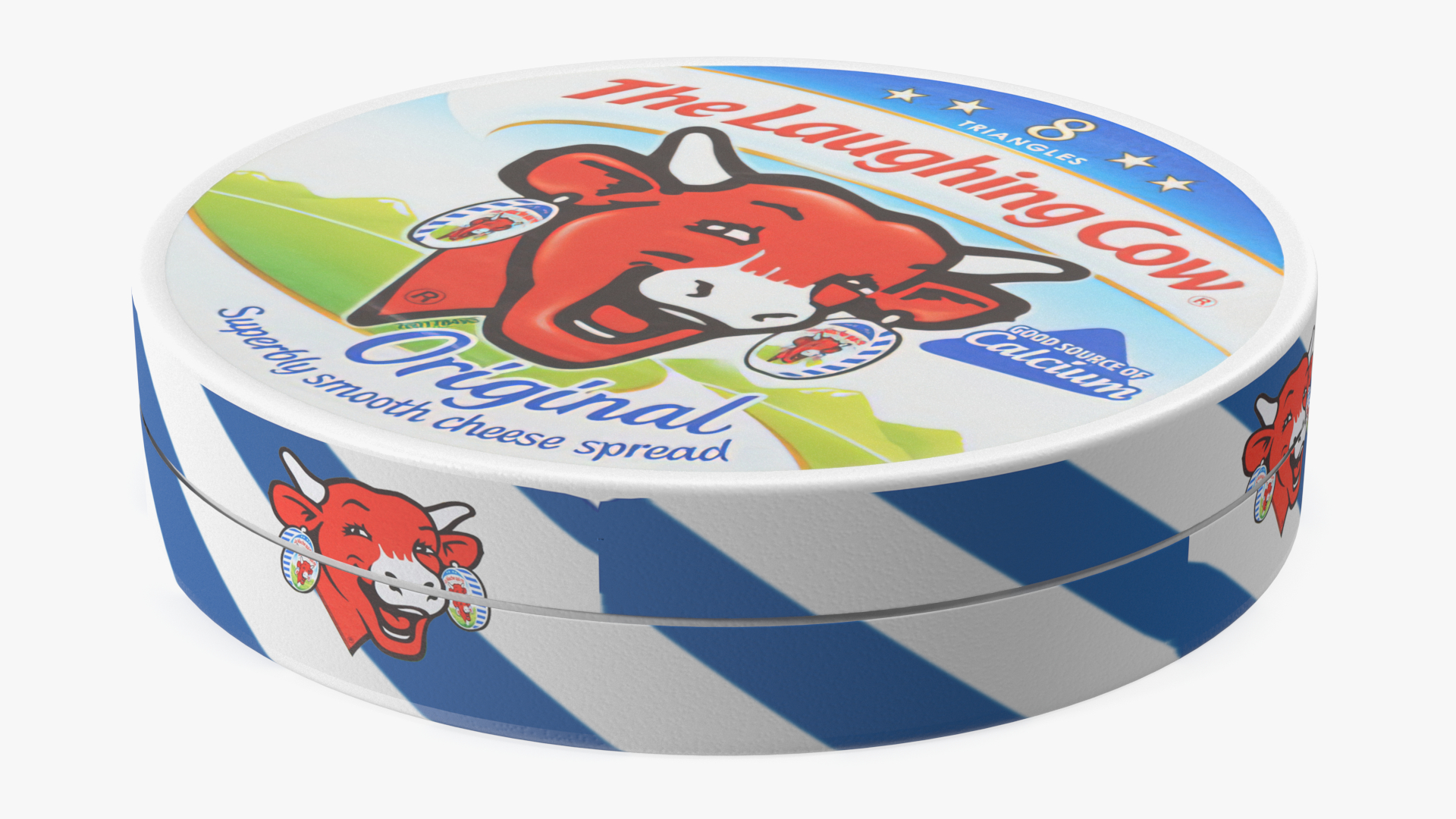 Box of Laughing Cow Original Creamy Cheese 3D