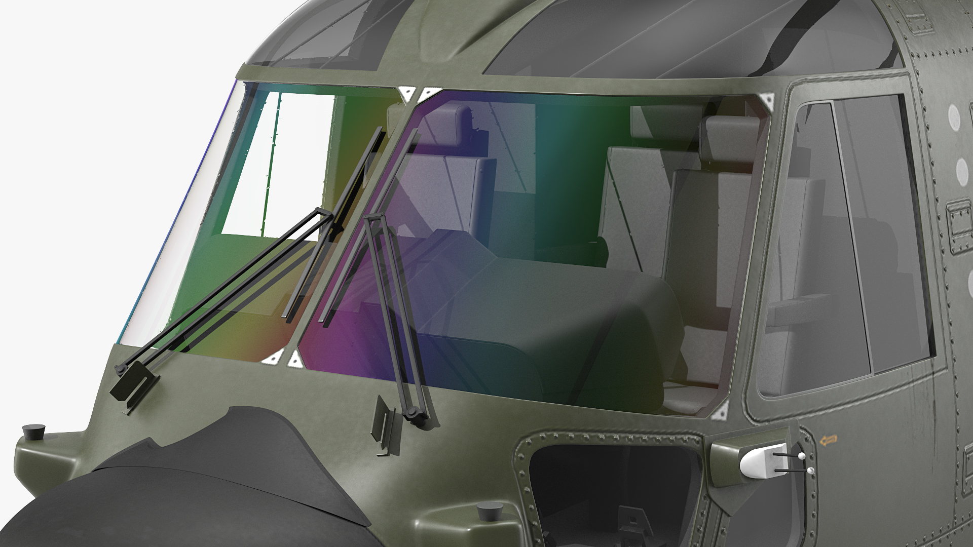 3D model AgustaWestland AW101 Merlin Royal Air Force Rigged