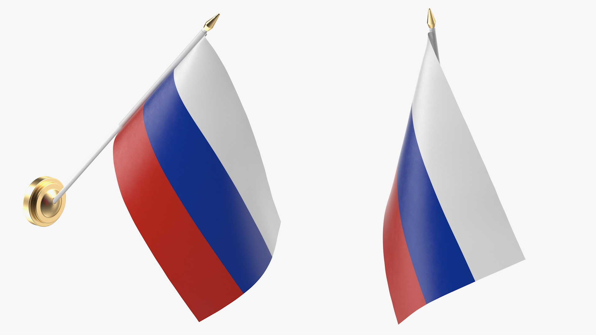 3D Wall Flag Russia