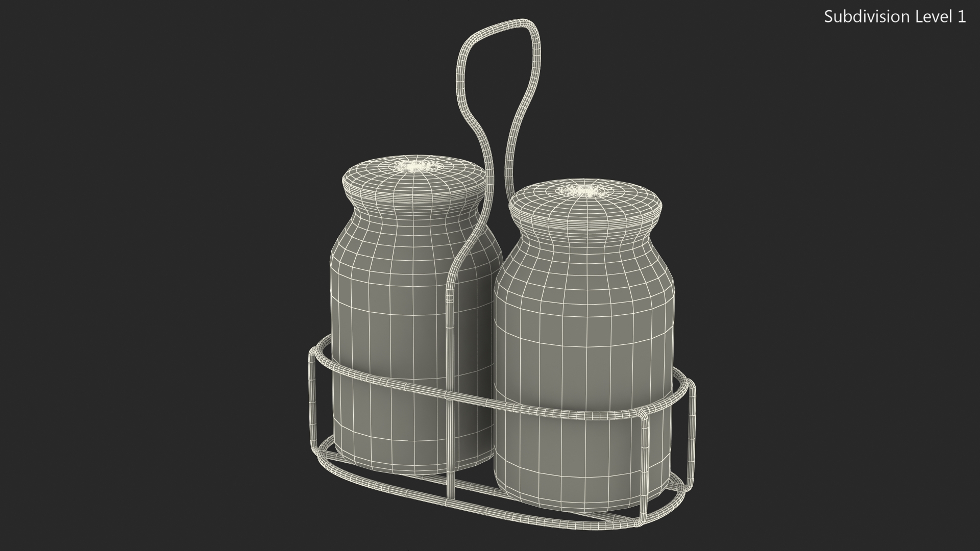 Salt Pepper Shakers 3D model