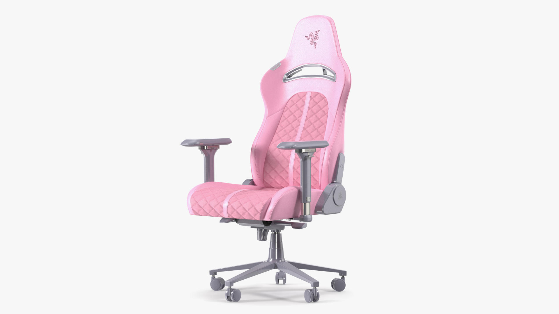 3D model Gaming Chair Razer Enki Quartz Pink