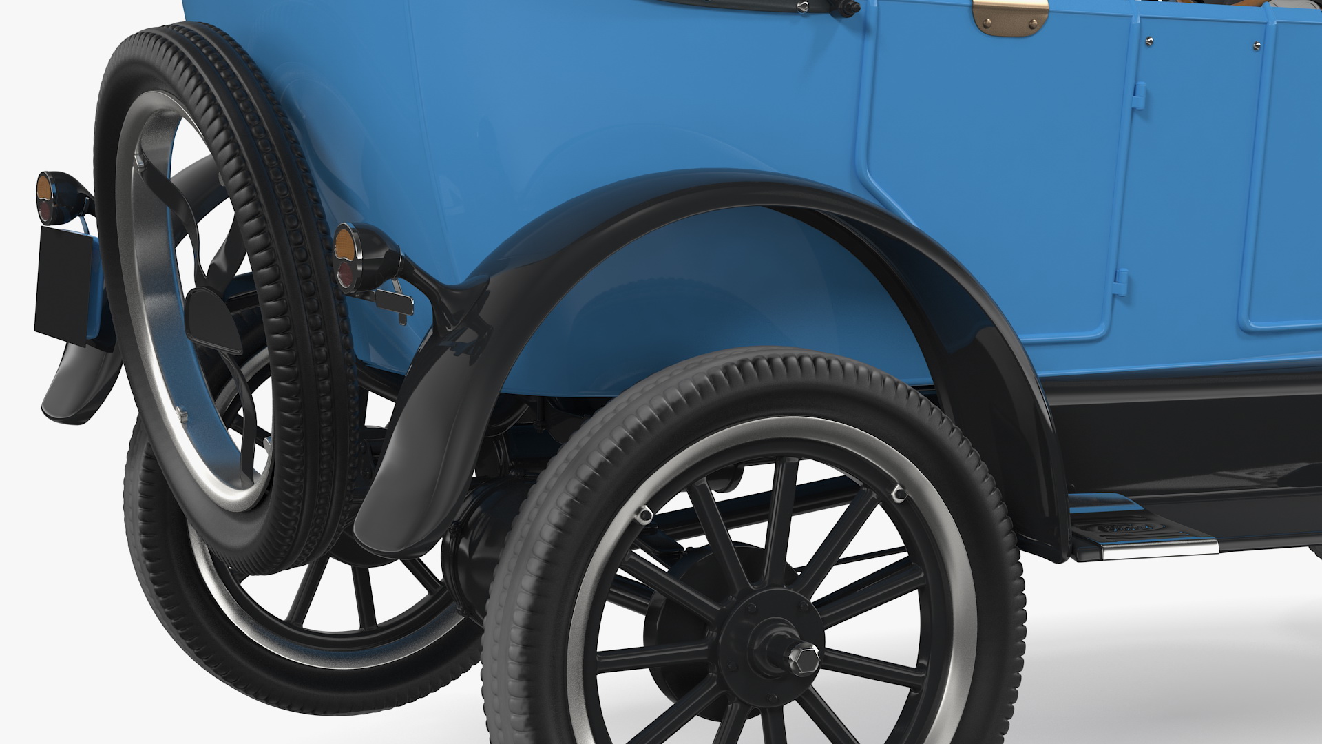 Ford Model T Rigged 3D model