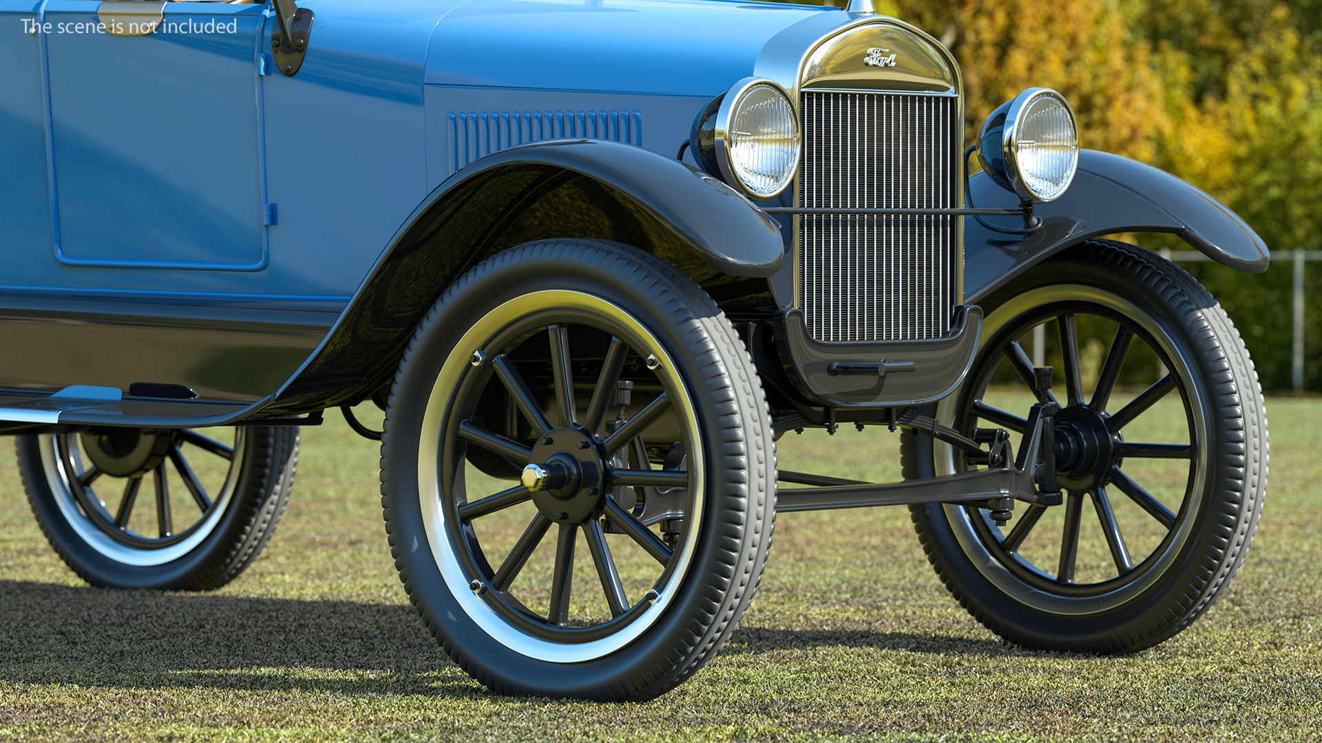 Ford Model T Rigged 3D model