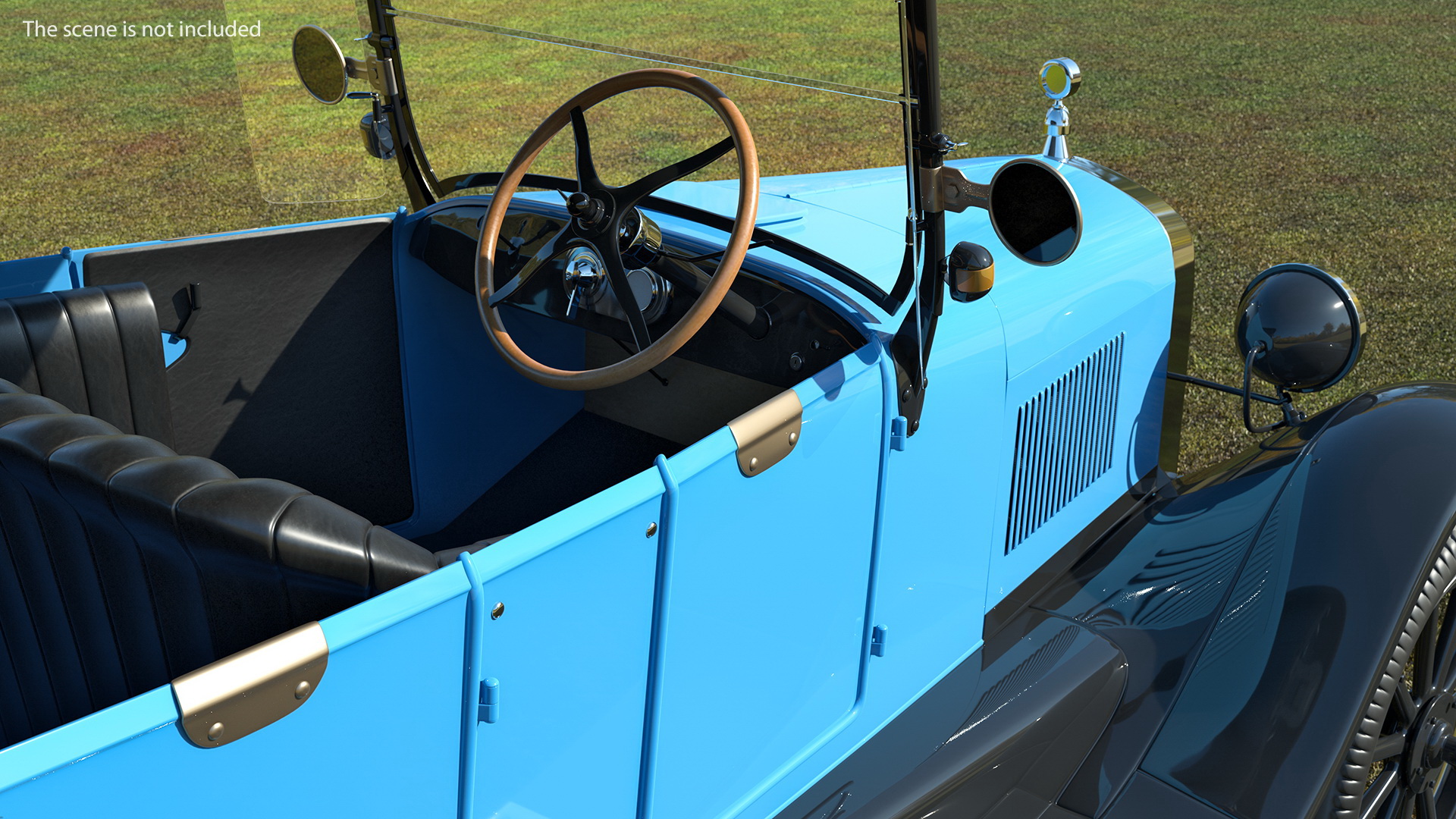 Ford Model T Rigged 3D model