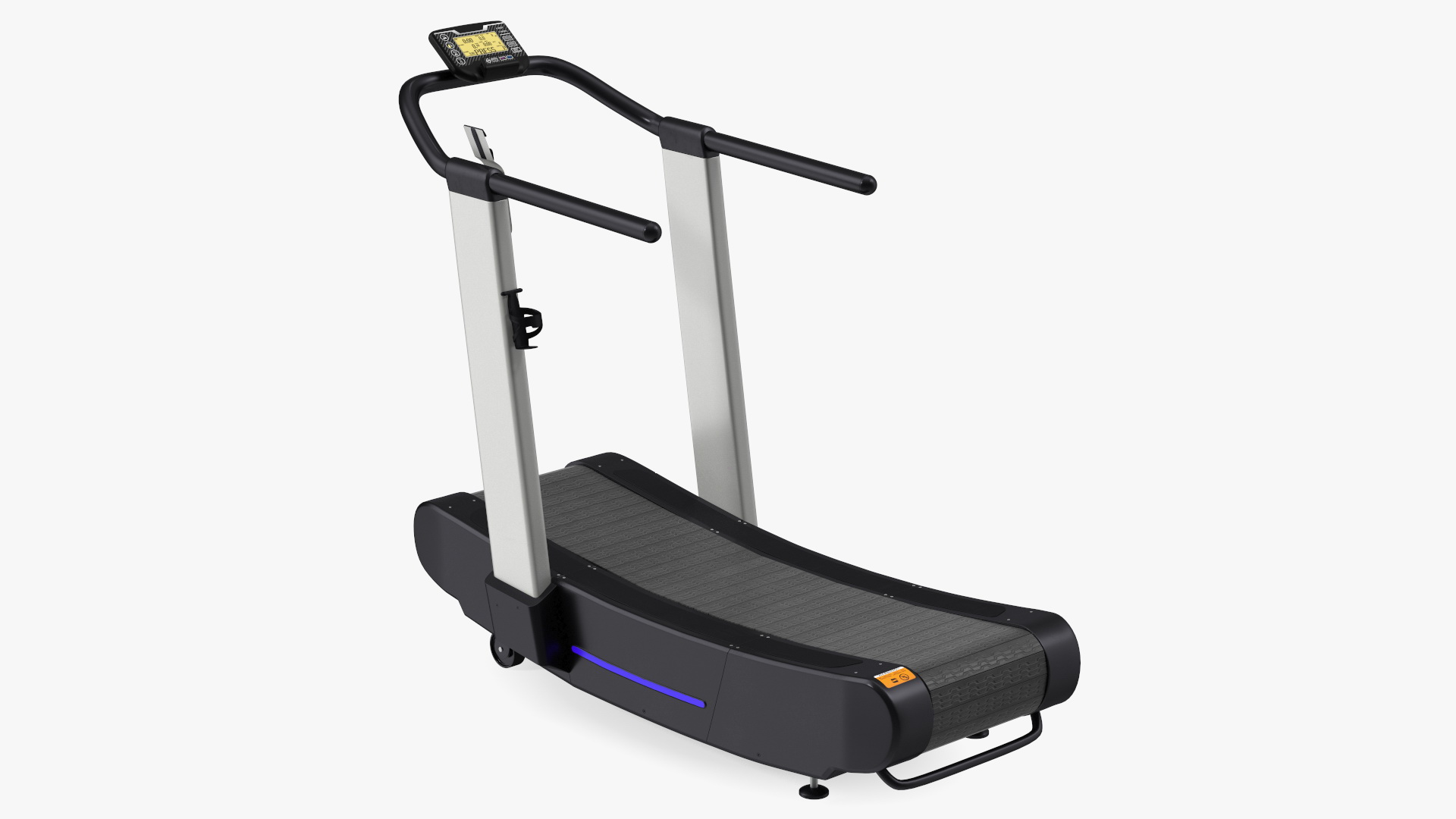 3D model Curved Crossfit Treadmill