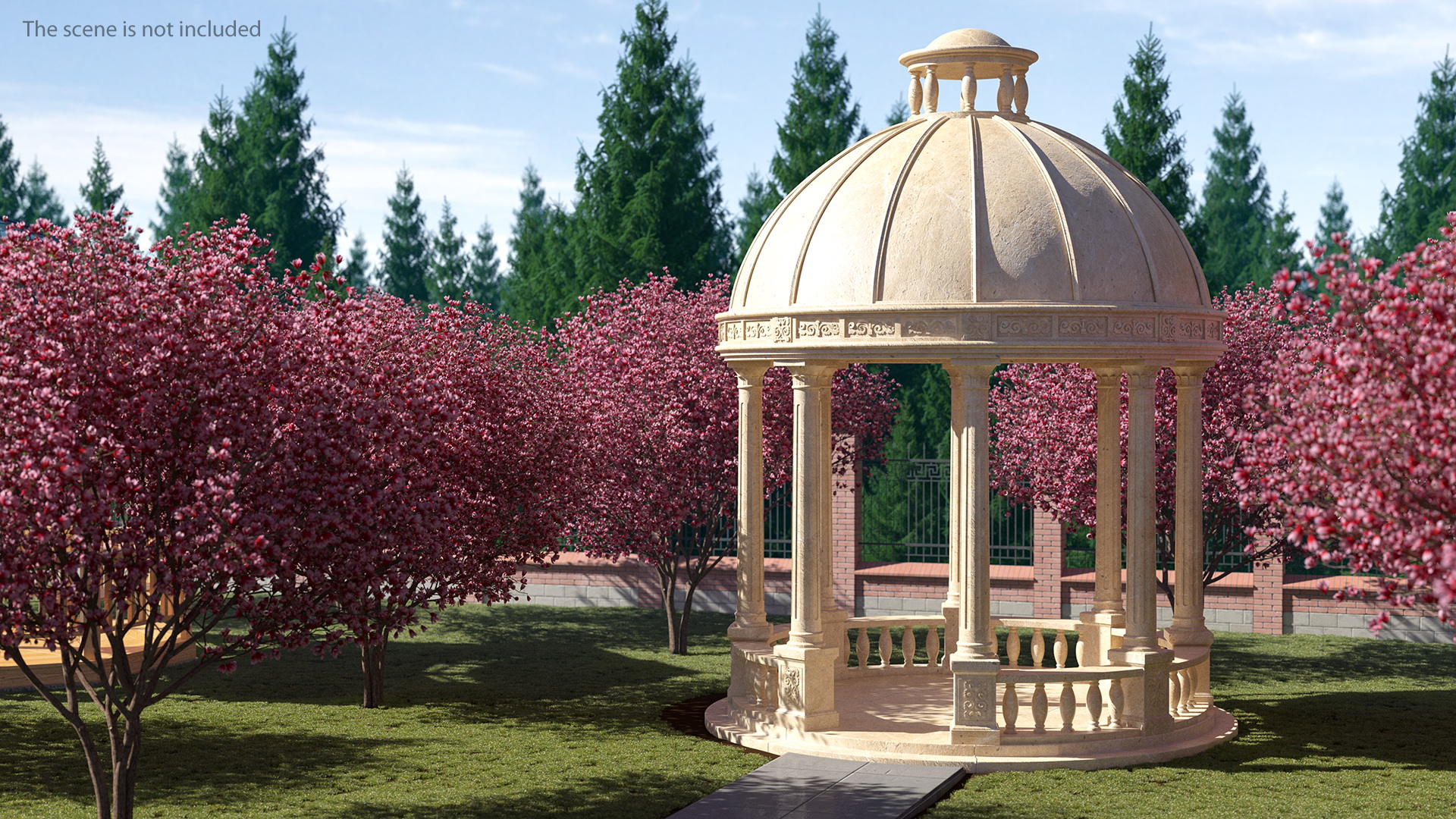 3D model Stone Dome