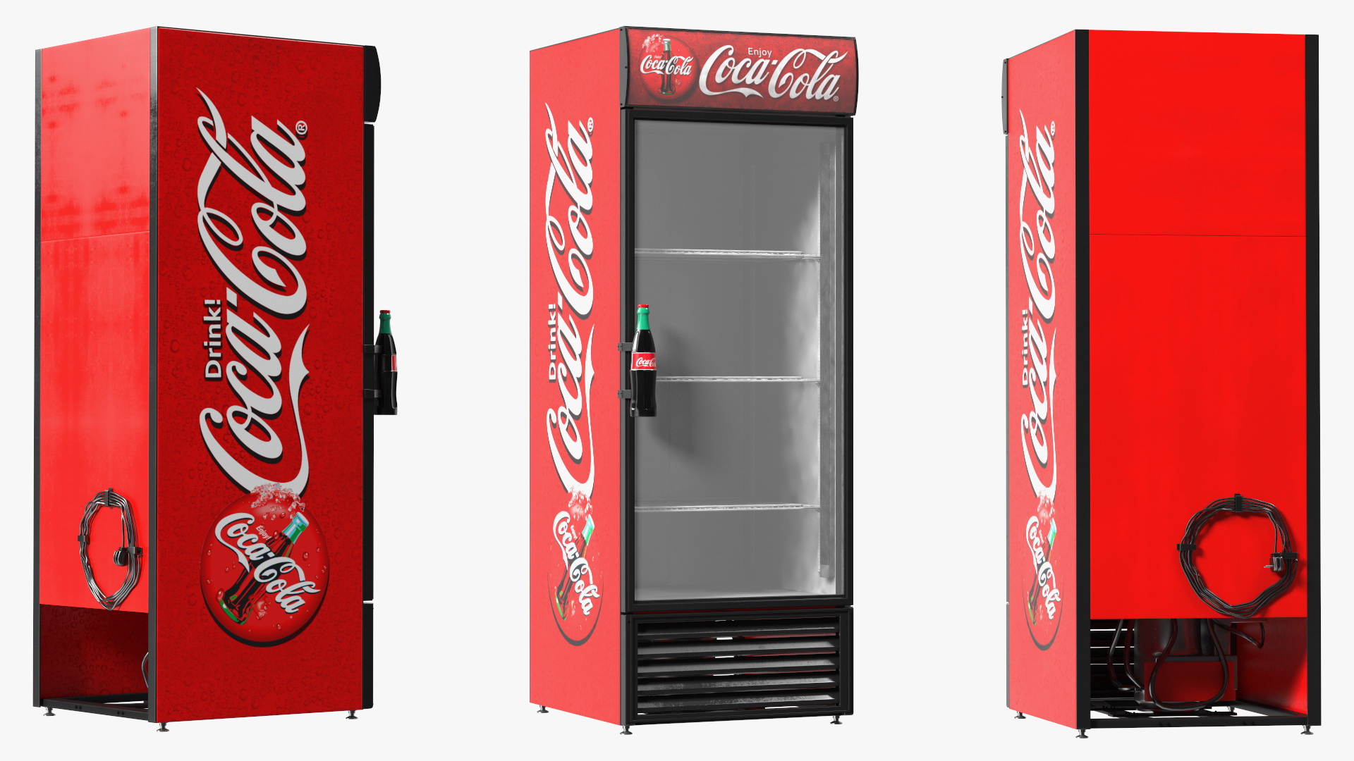 3D Coca Cola Fridge