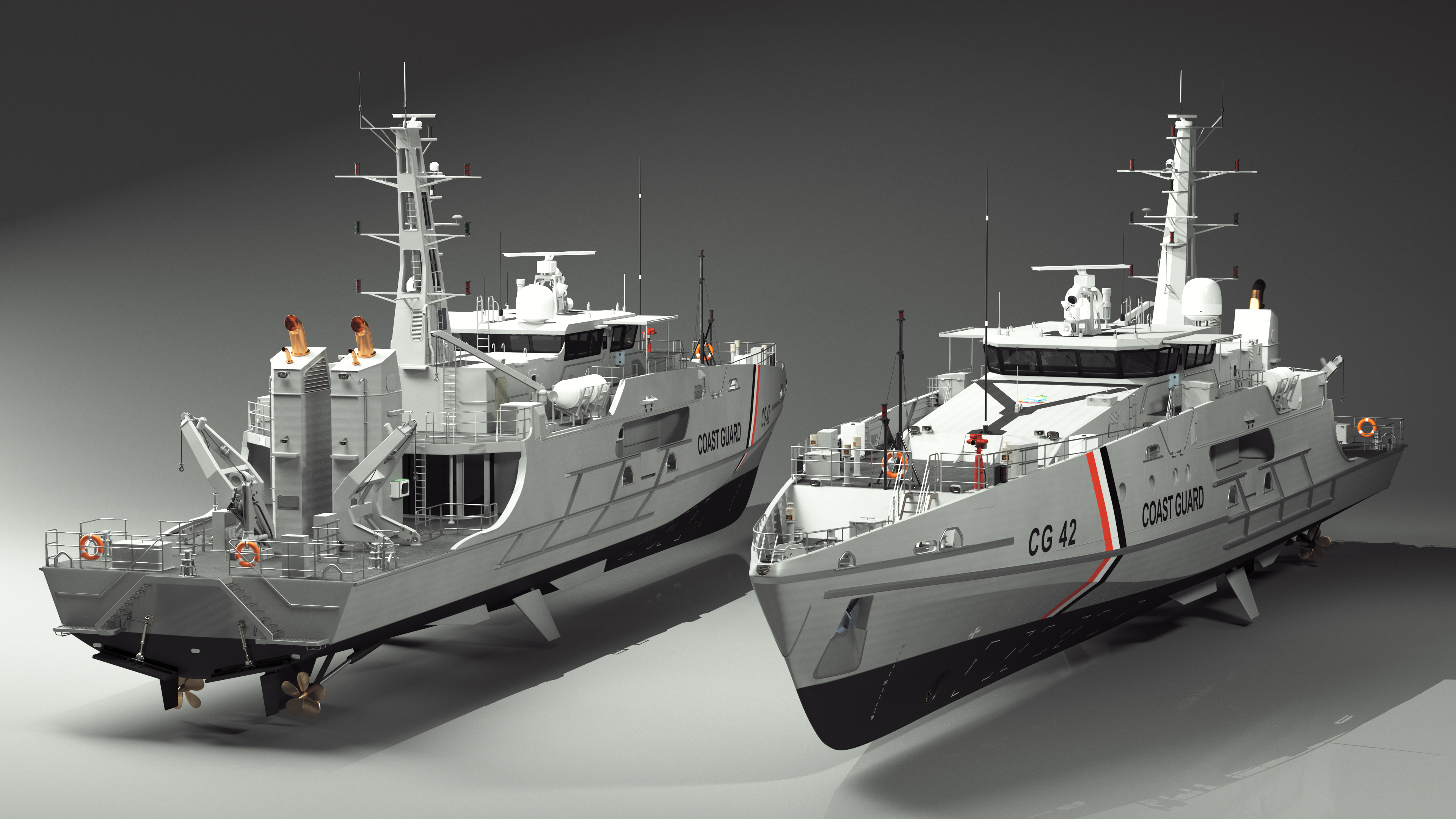 Patrol Boat TTS Scarborough CG42 3D