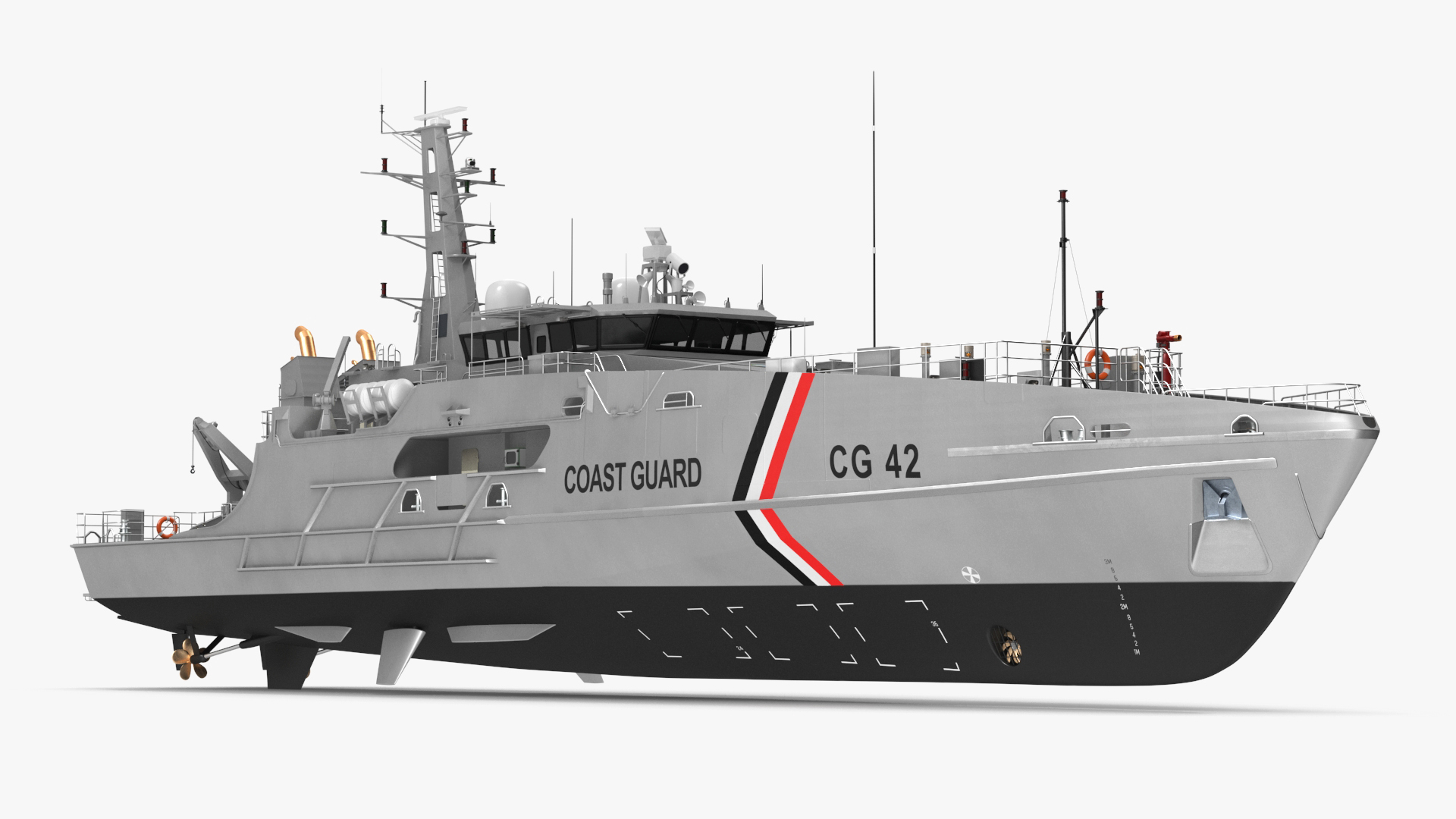 Patrol Boat TTS Scarborough CG42 3D