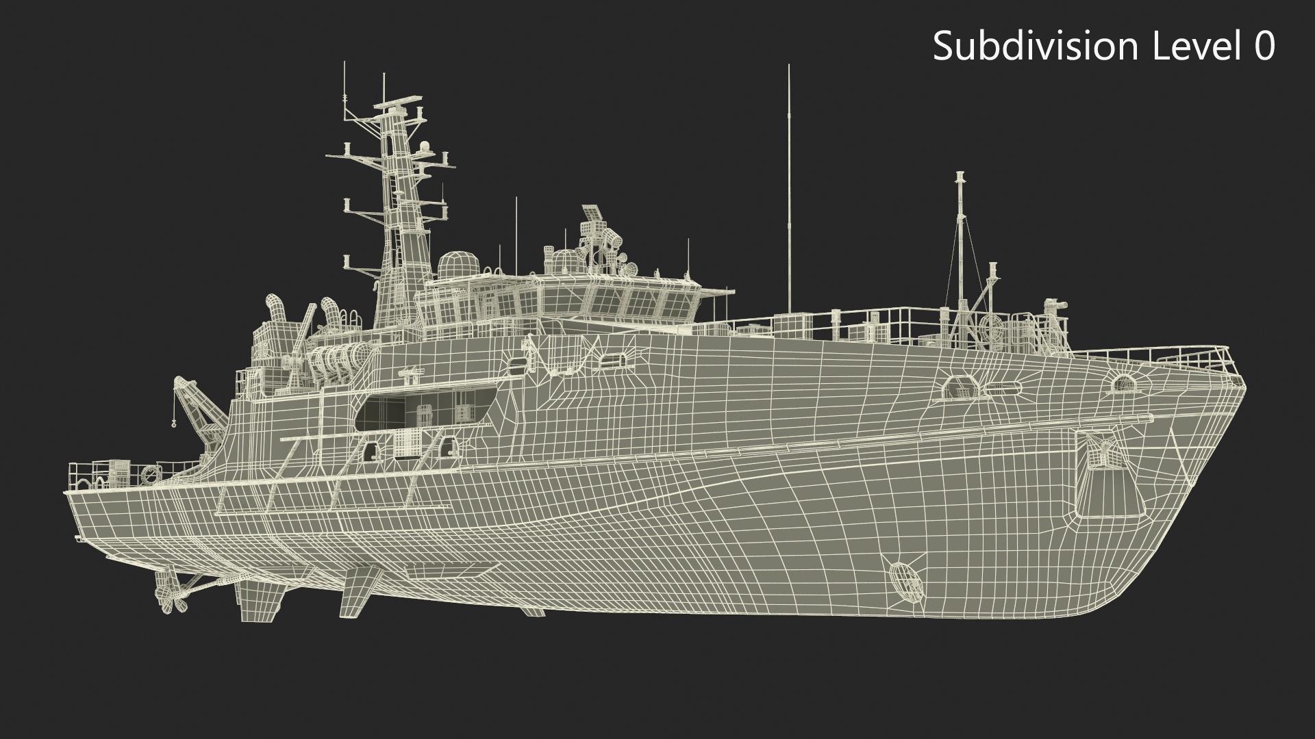 Patrol Boat TTS Scarborough CG42 3D