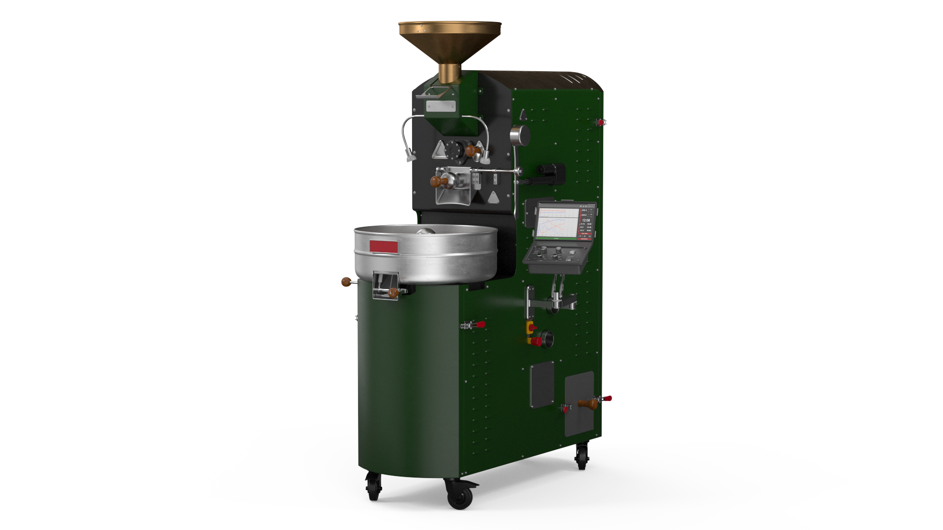 3D Coffee Roaster Machine Green model