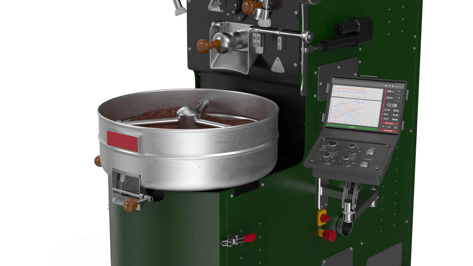 3D Coffee Roaster Machine Green model